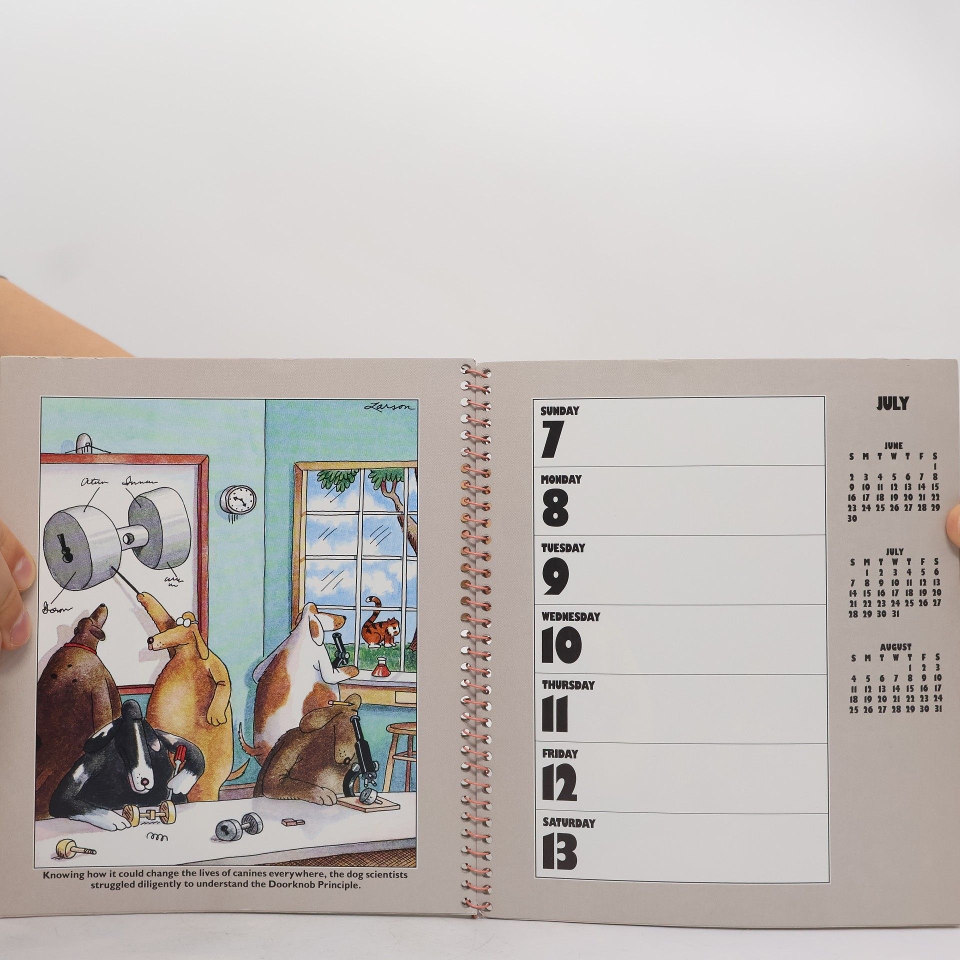 Gary Larson The Far Side 1991 Desk Calendar