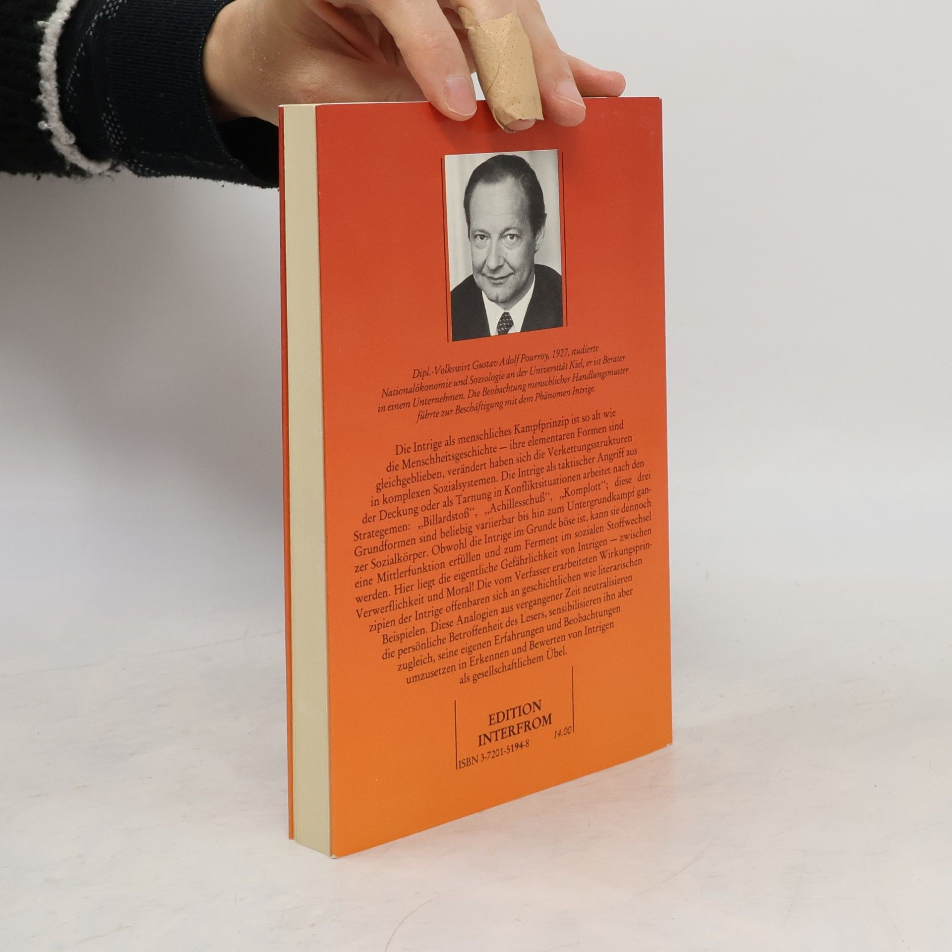 Gustav Adolf Pourroy Texte + Thesen - 194: Das Prinzip Intrige