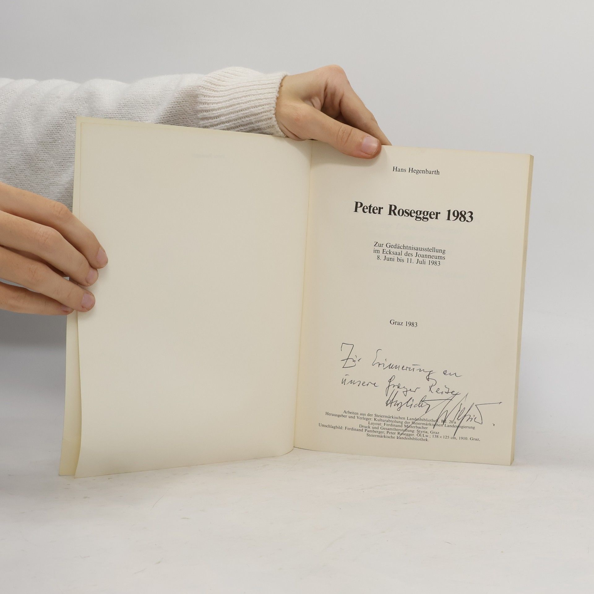 Hans Hegenbarth Peter Rosegger 1983