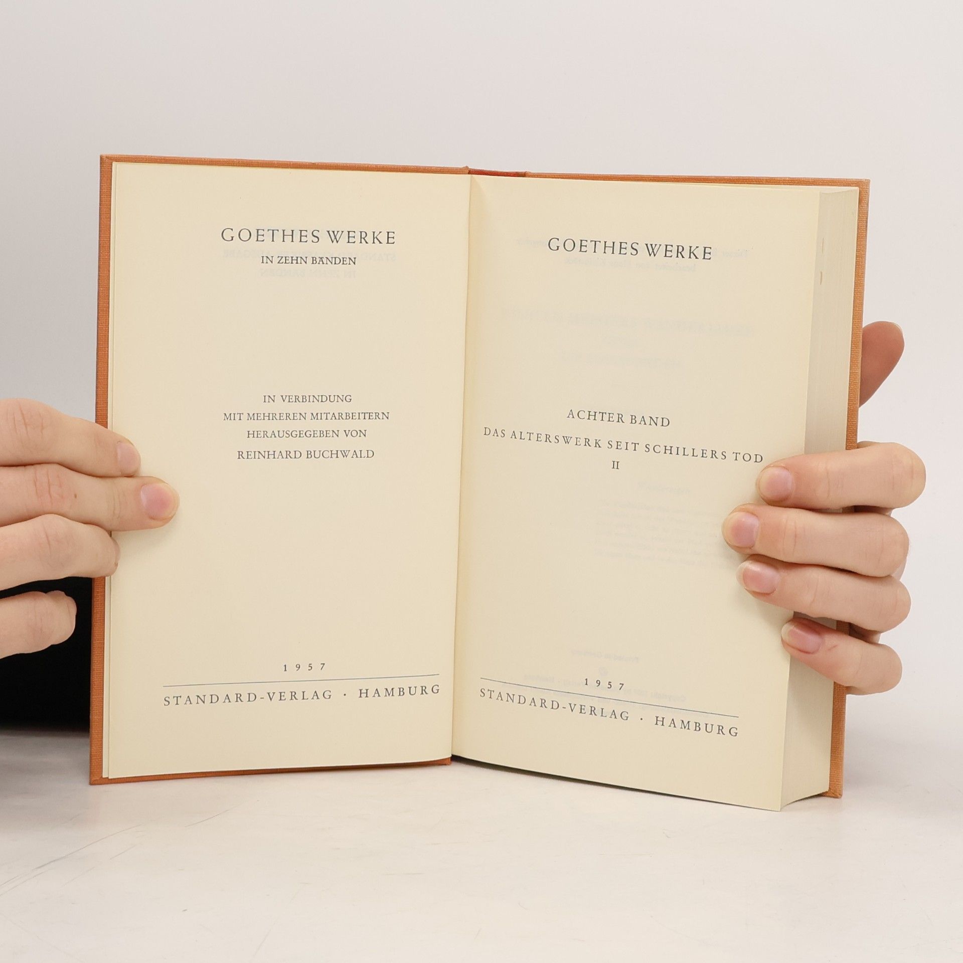 Johann Wolfgang von Goethe Goethes Werke 8