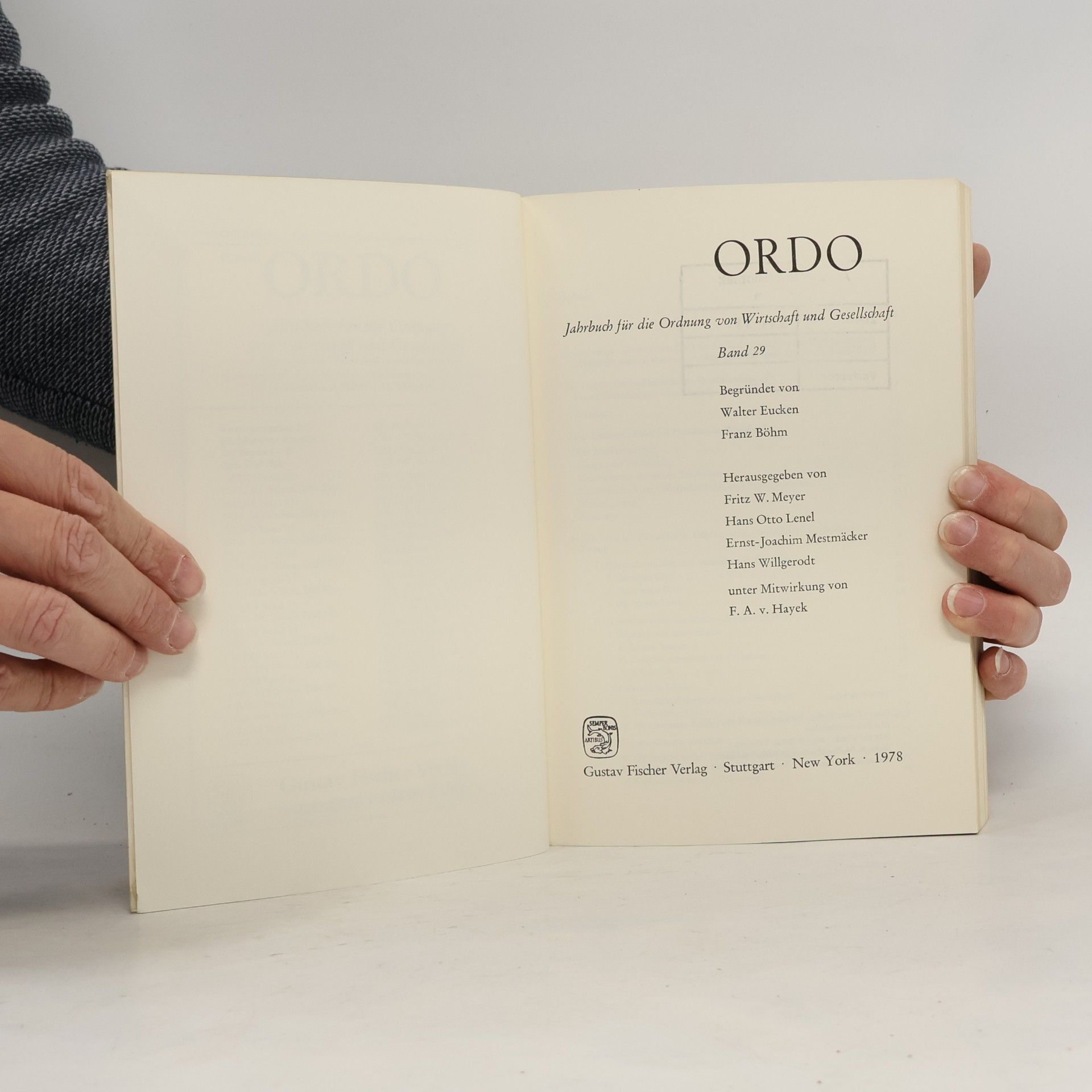 Walter Eucken ORDO 29
