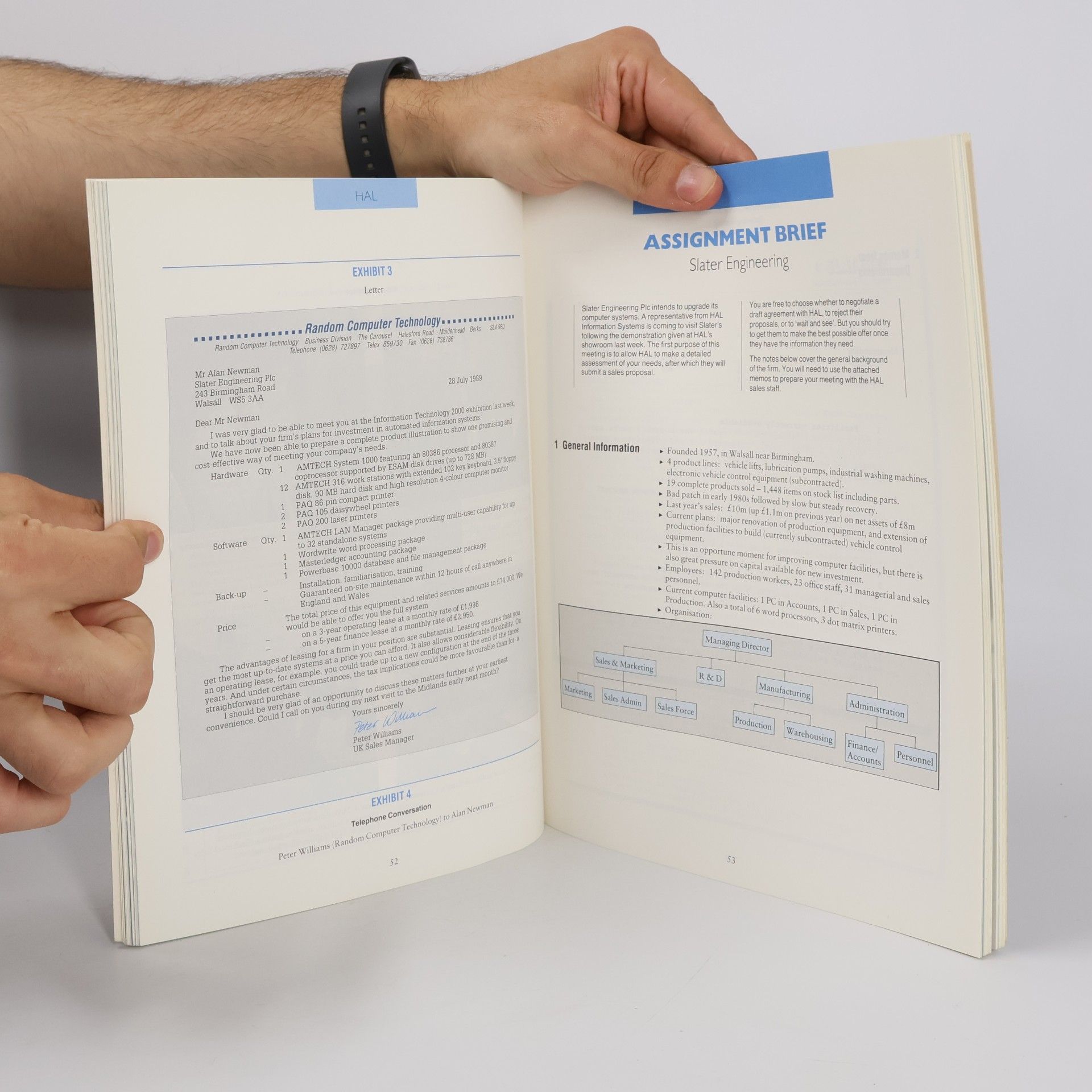 Ken Casler Business Assignments: Eight Advanced Case Studie With Video: Informatiom File