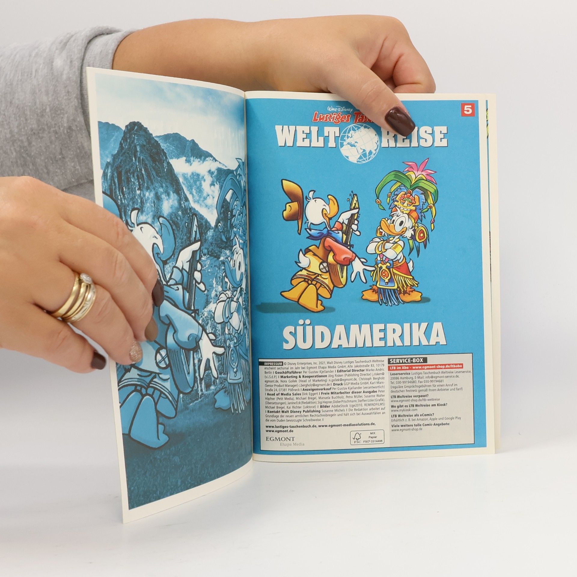 Walt Disney Lustiges Taschenbuch Weltreise 5