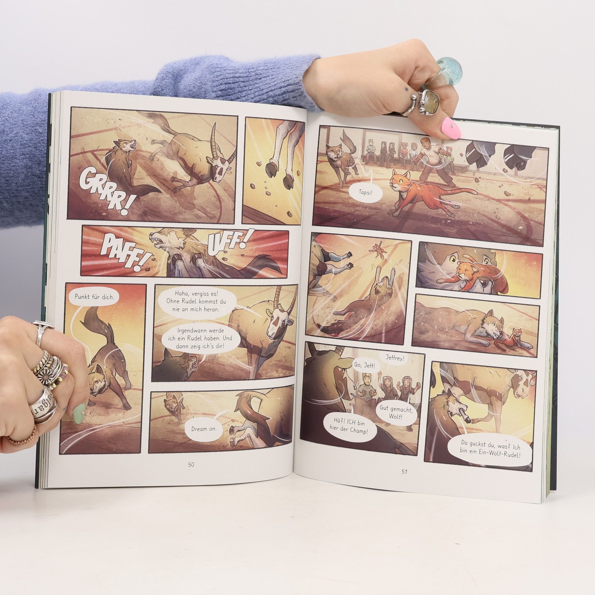 Katja Brandis Woodwalkers – Graphic Novel (1). Jeffreys große Chance
