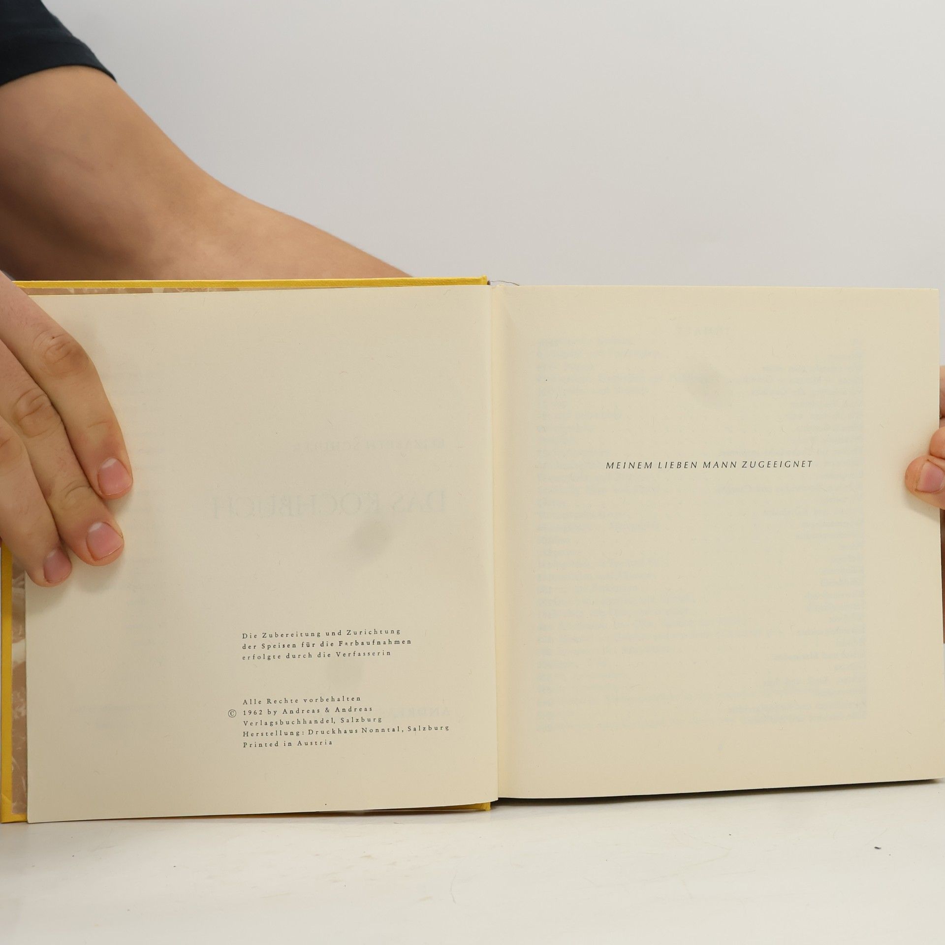 Elizabeth Schuler Das Kochbuch