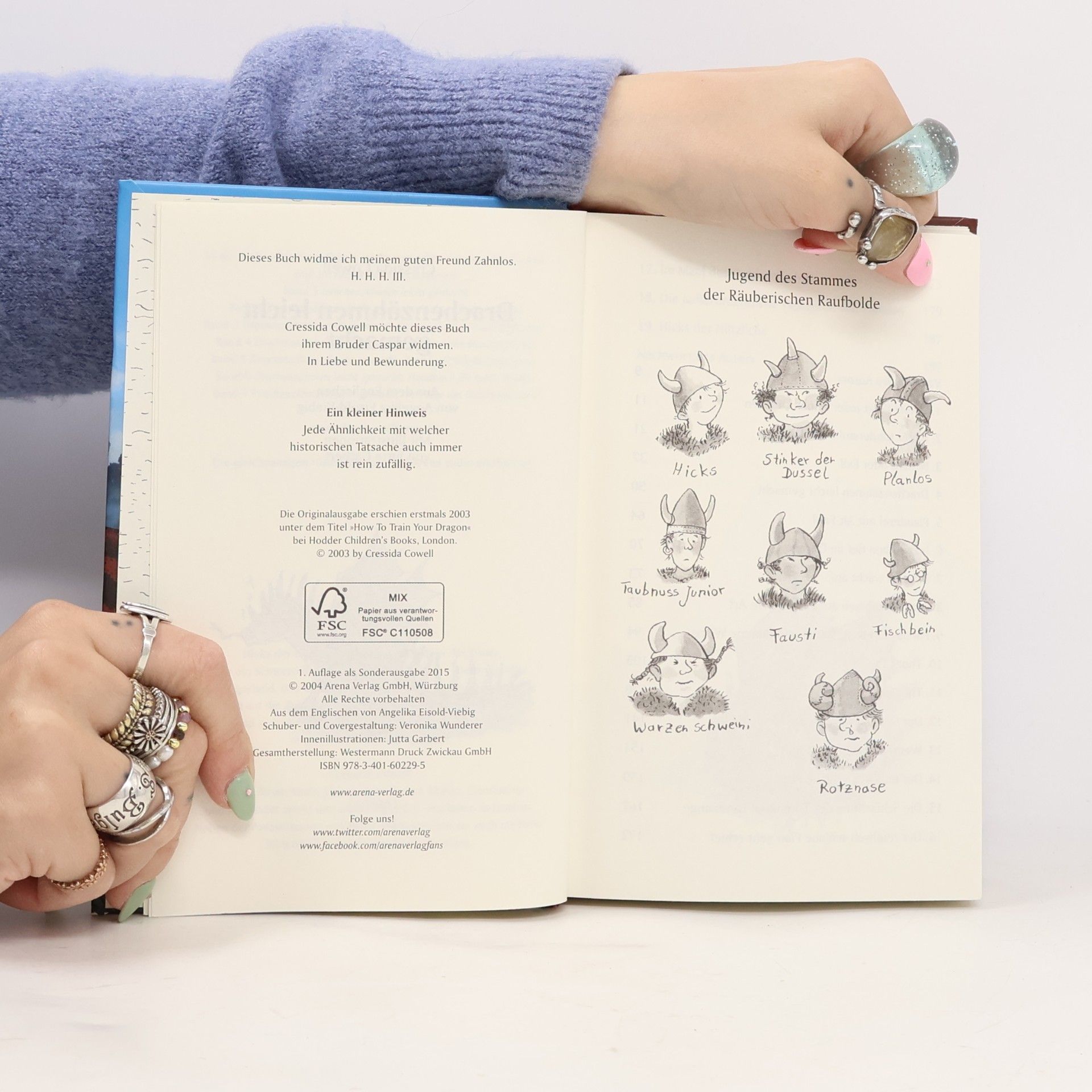 Cressida Cowell Drachenzähmen leicht gemacht, 3 Bde.