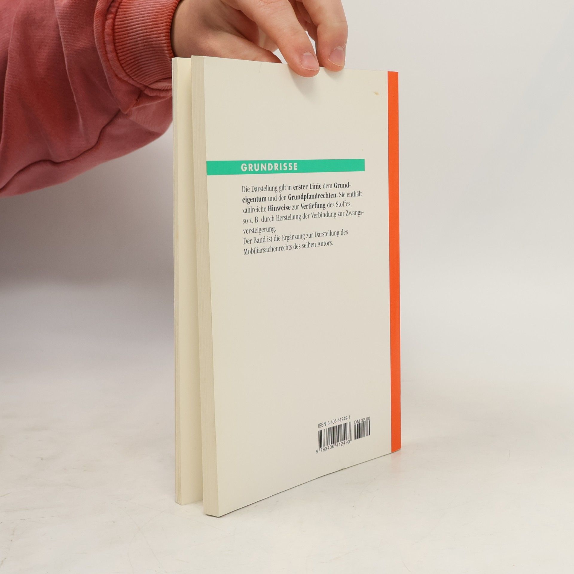 Walter Gerhardt JuS Schriftenreihe Grundrisse - 41: Immobiliarsachenrecht