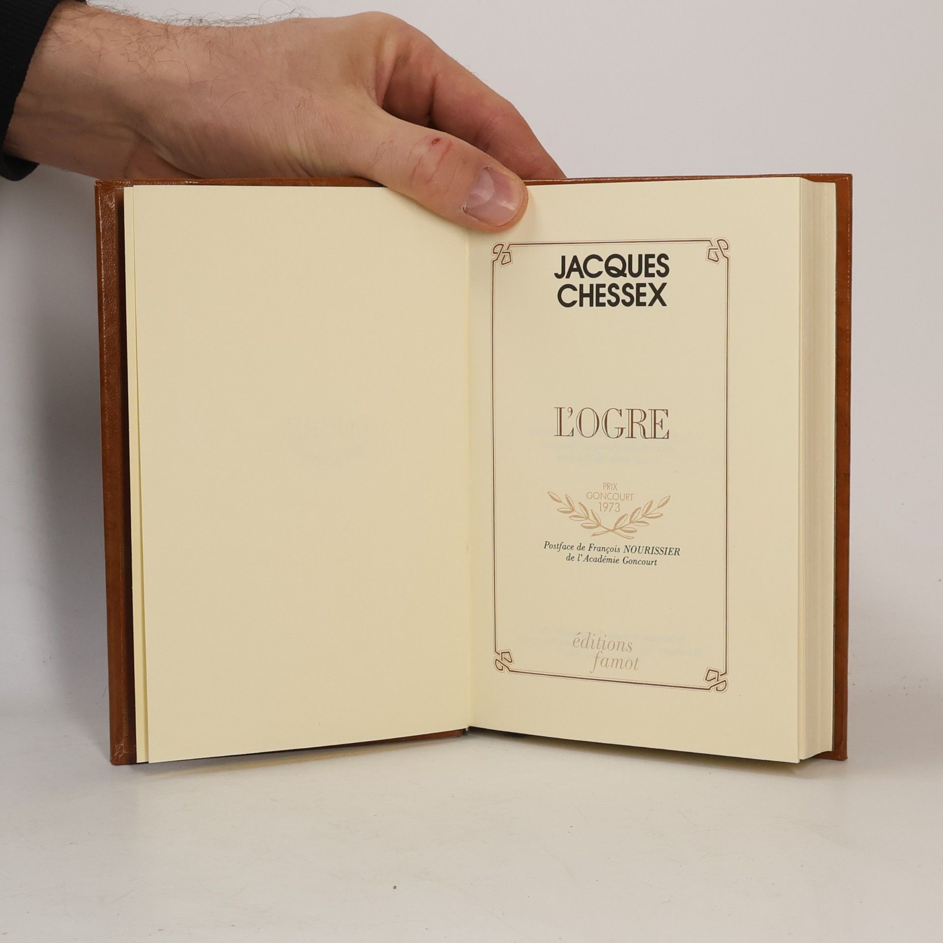 Jacques Chessex L'ogre