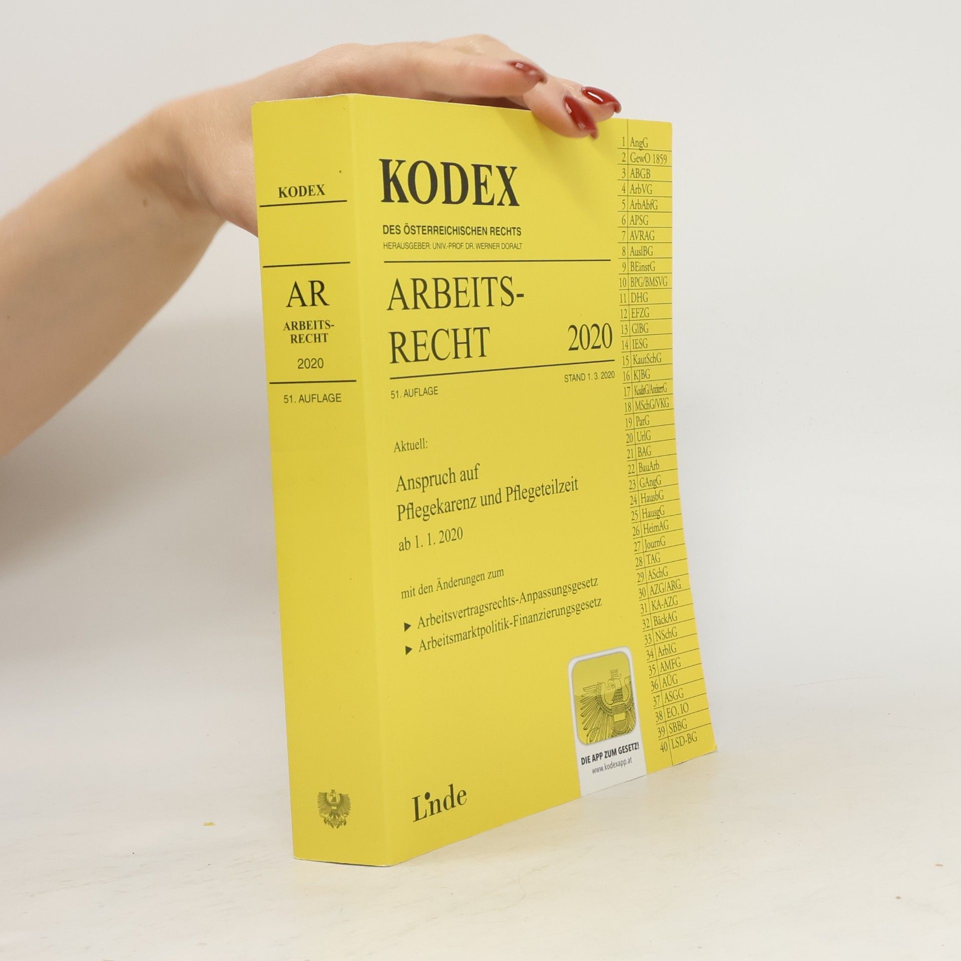 KODEX Arbeitsrecht 2020 (Kodex des Österreichischen Rechts)