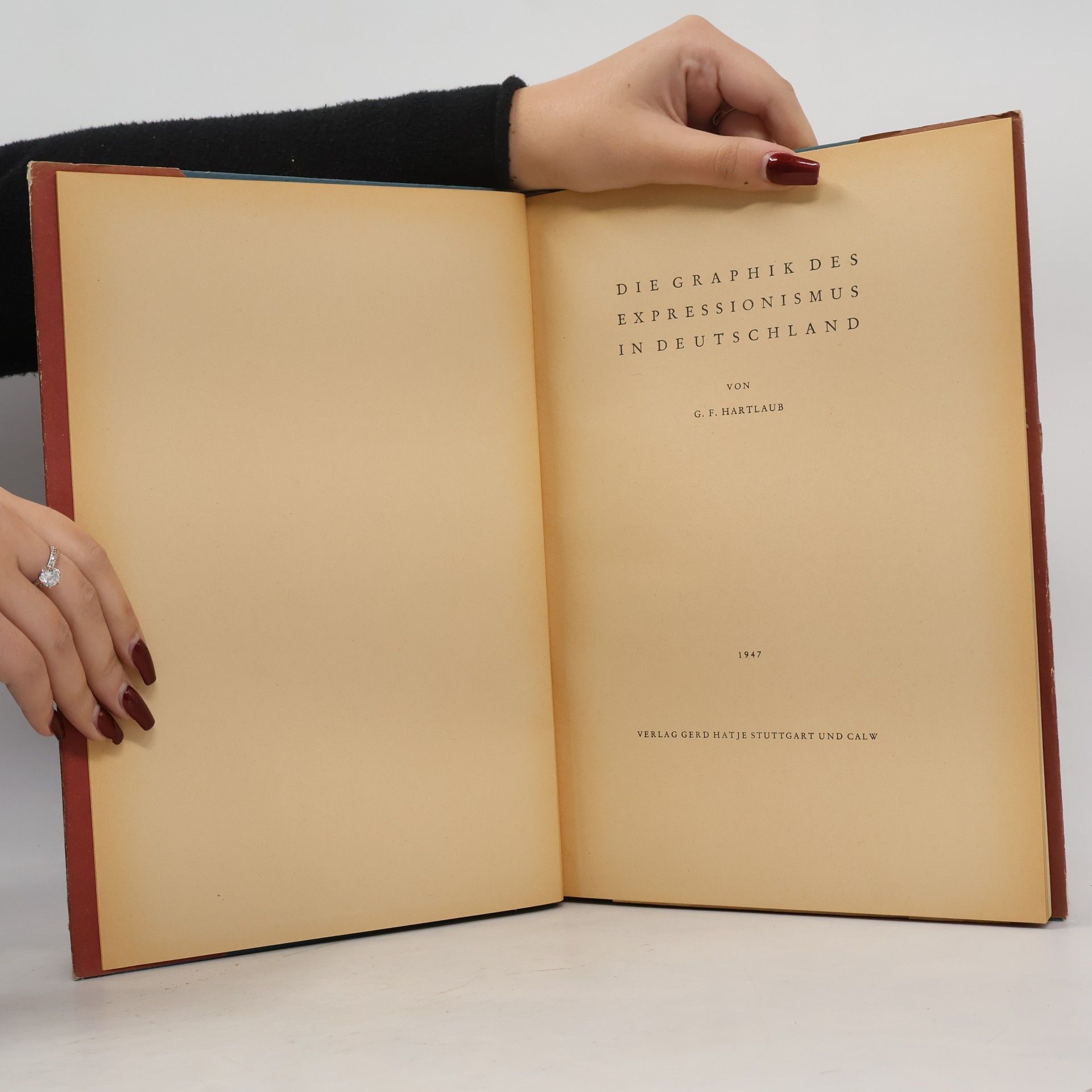 Gustav Friedrich Hartlaub Die Graphik des Expressionismus in Deutschland