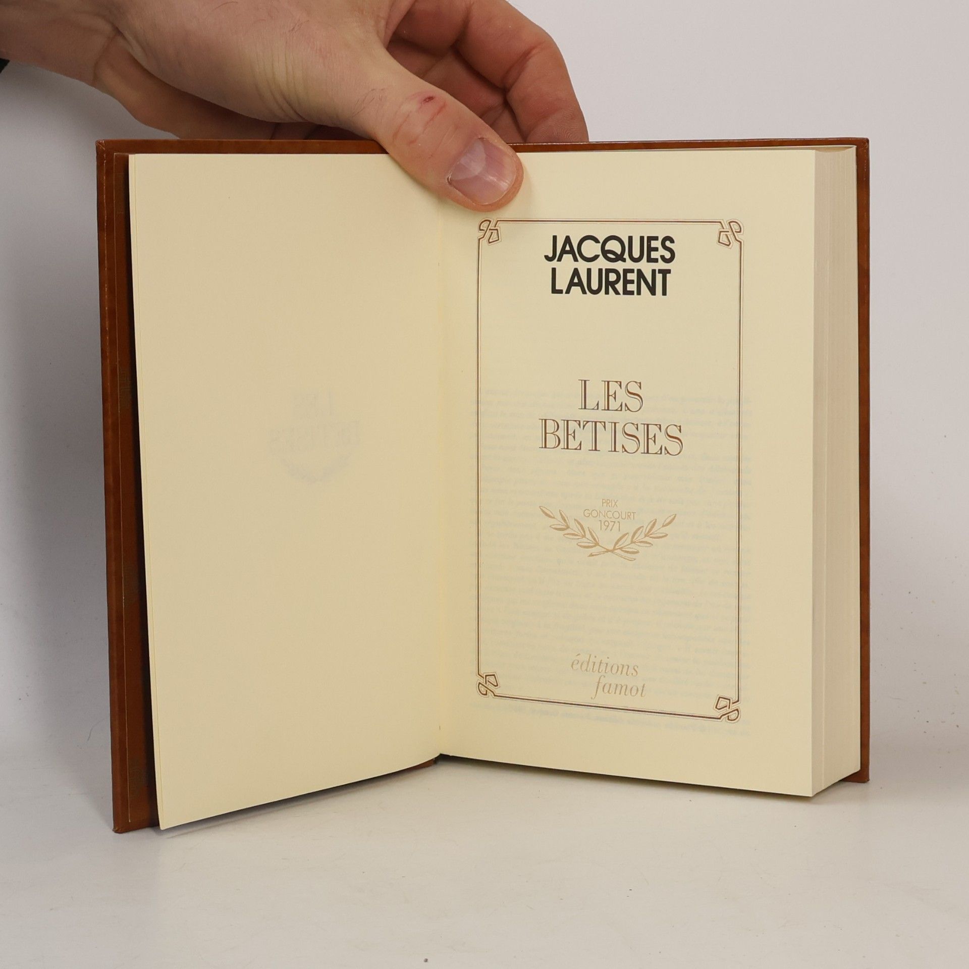 Jacques Laurent Les Bétises