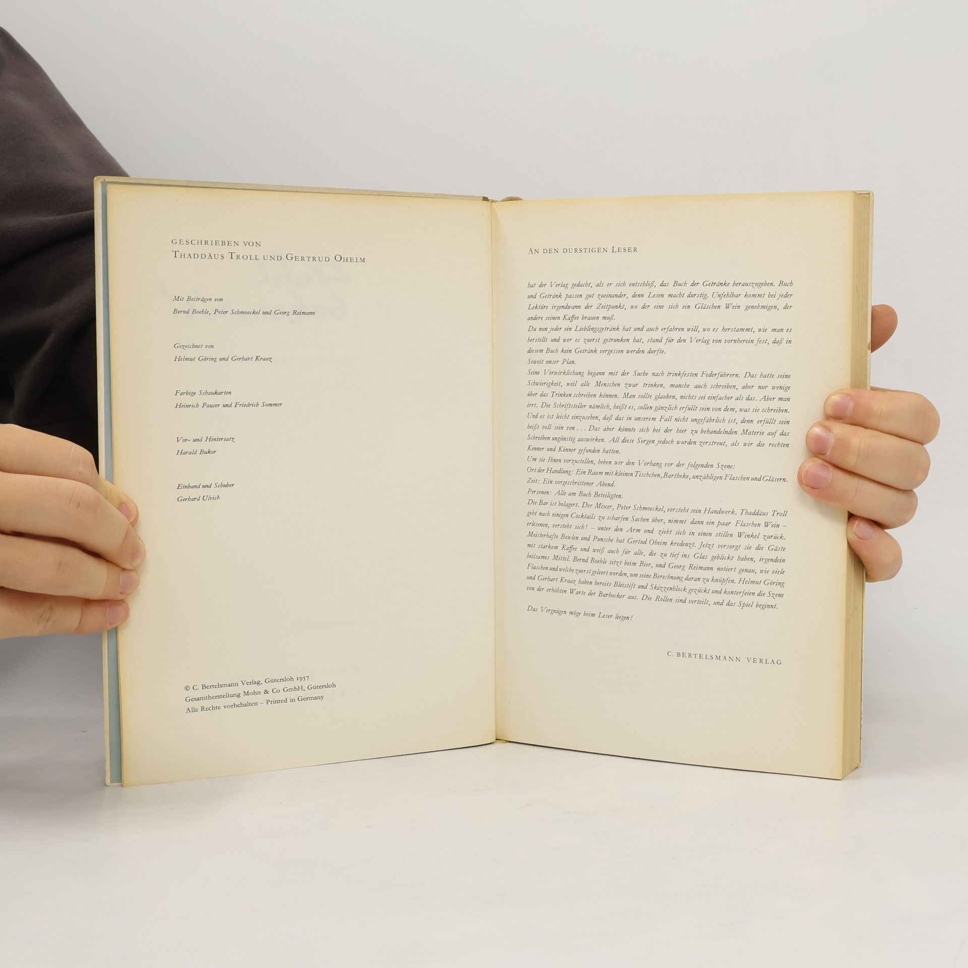 Thaddäus Troll Das Buch der Getränke