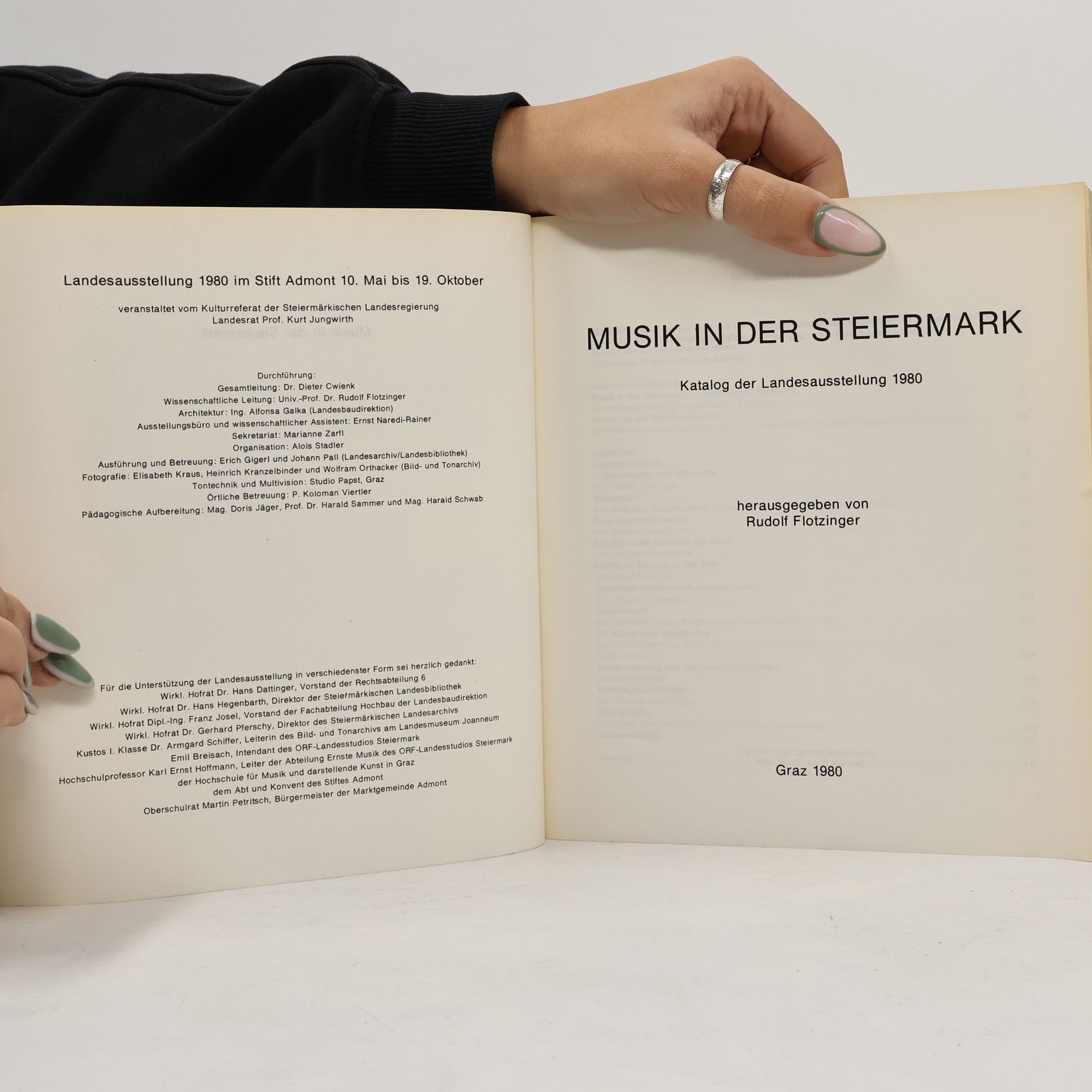 Rudolf Flotzinger Musik in der Steiermark 1980