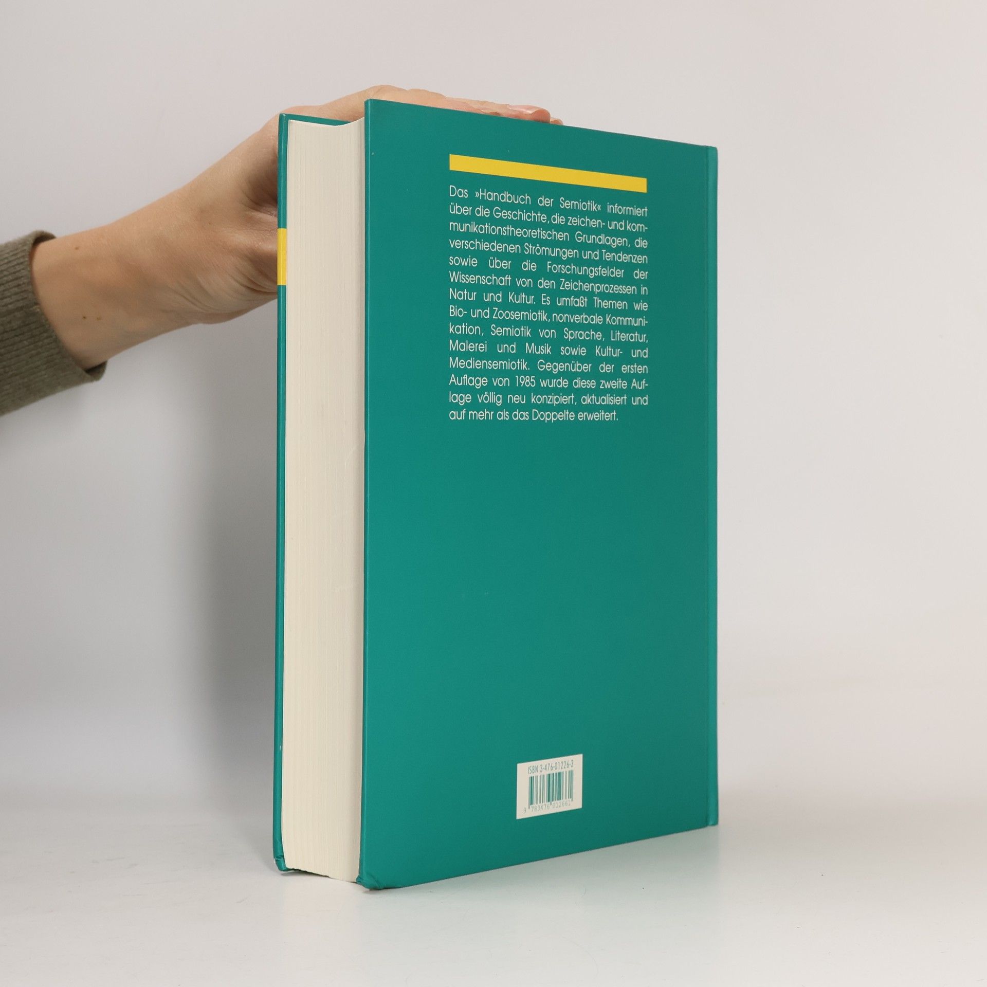 Winfried Nöth Handbuch der Semiotik