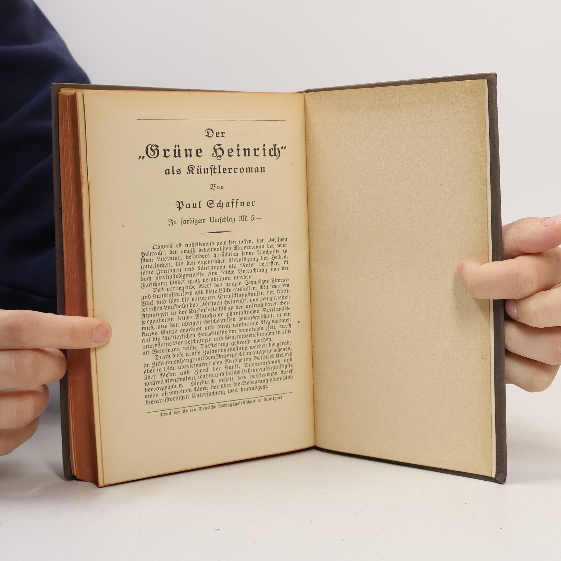 Gottfried Keller Der grüne Heinrich 1-2