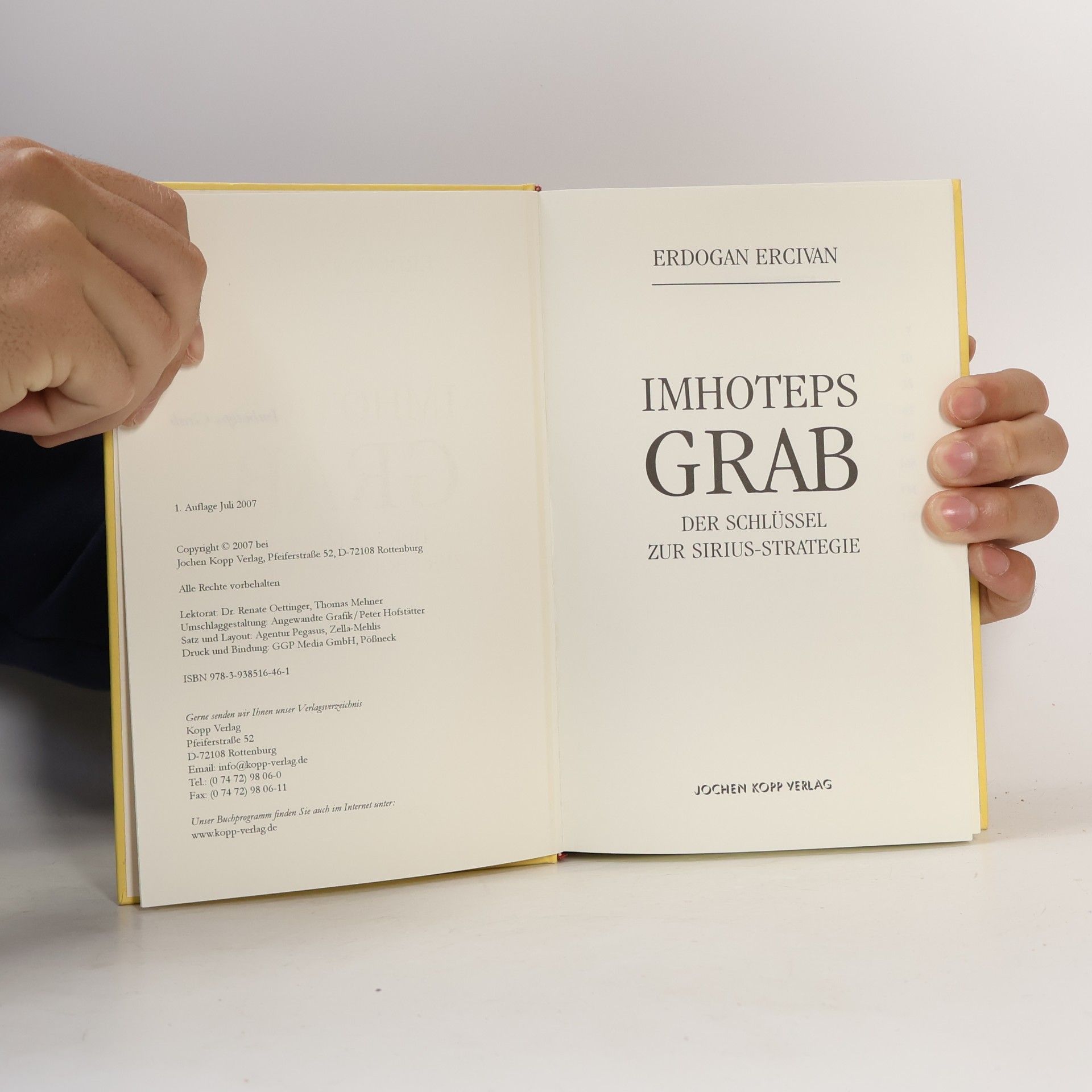 Erdogan Ercivan Imhoteps Grab