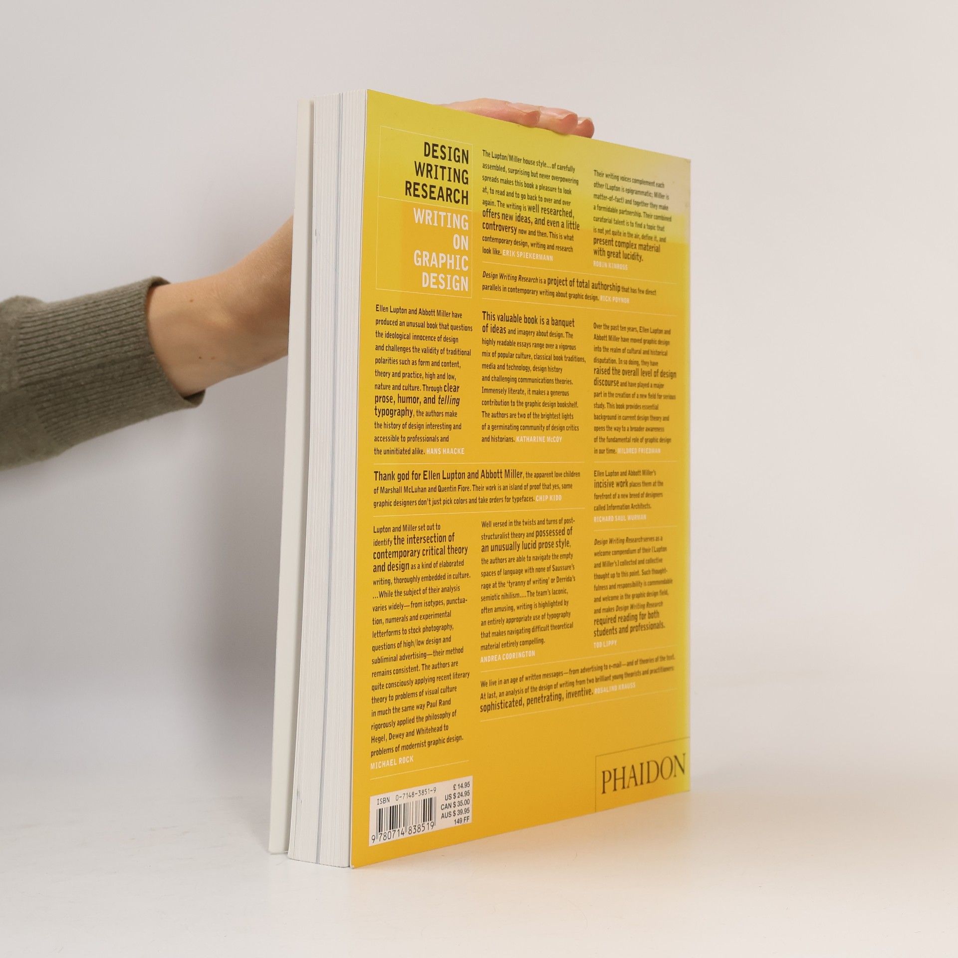 Ellen Lupton Design writing research : writing on graphic design