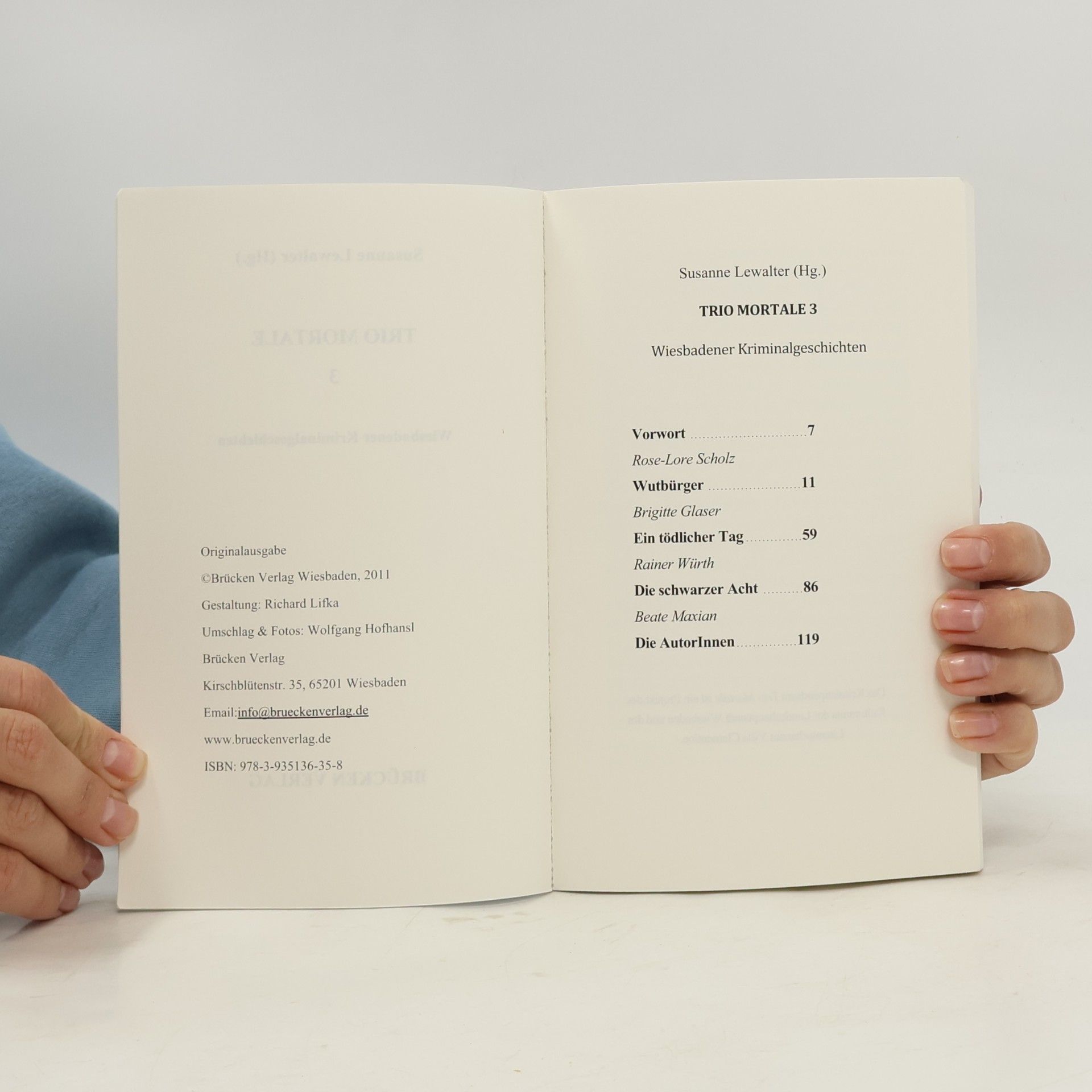 Susanne Lewalter Wiesbadener Kriminalgeschichten - 3: Trio Mortale
