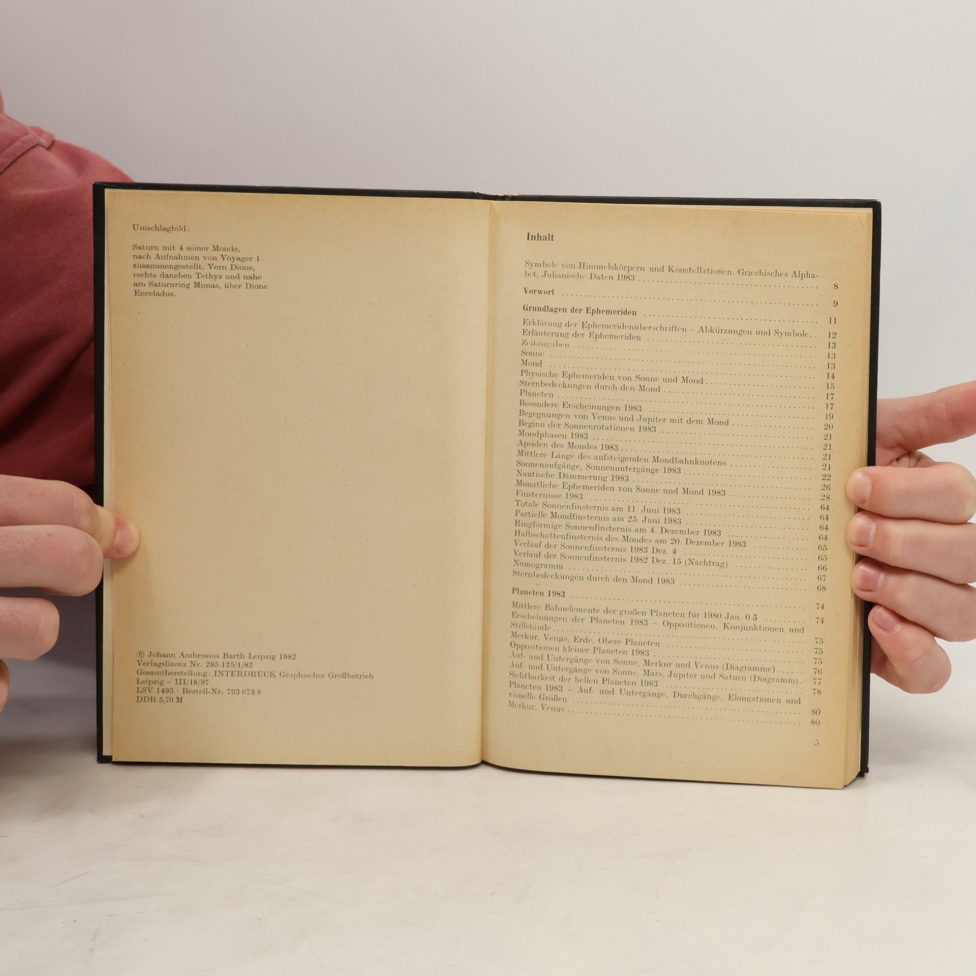 Paul Oswald Ahnert Kalender für Sternfreunde 1983
