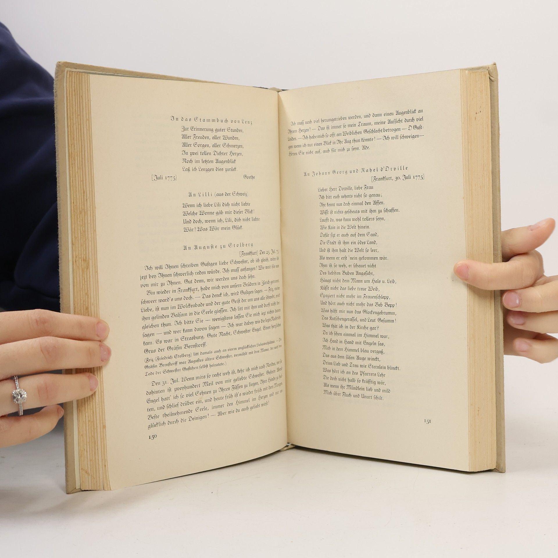 Johann Wolfgang von Goethe Goethes Leben in seinen Briefen I.