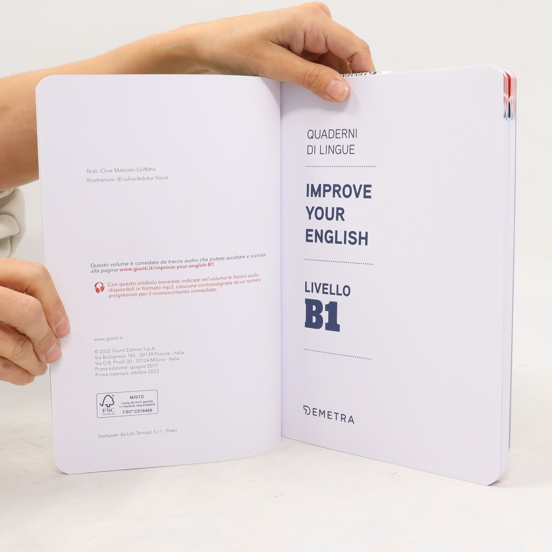 Clive Malcolm Griffiths Scuola di Inglese, Quaderni di Lingue: Improve Your English Livello B1