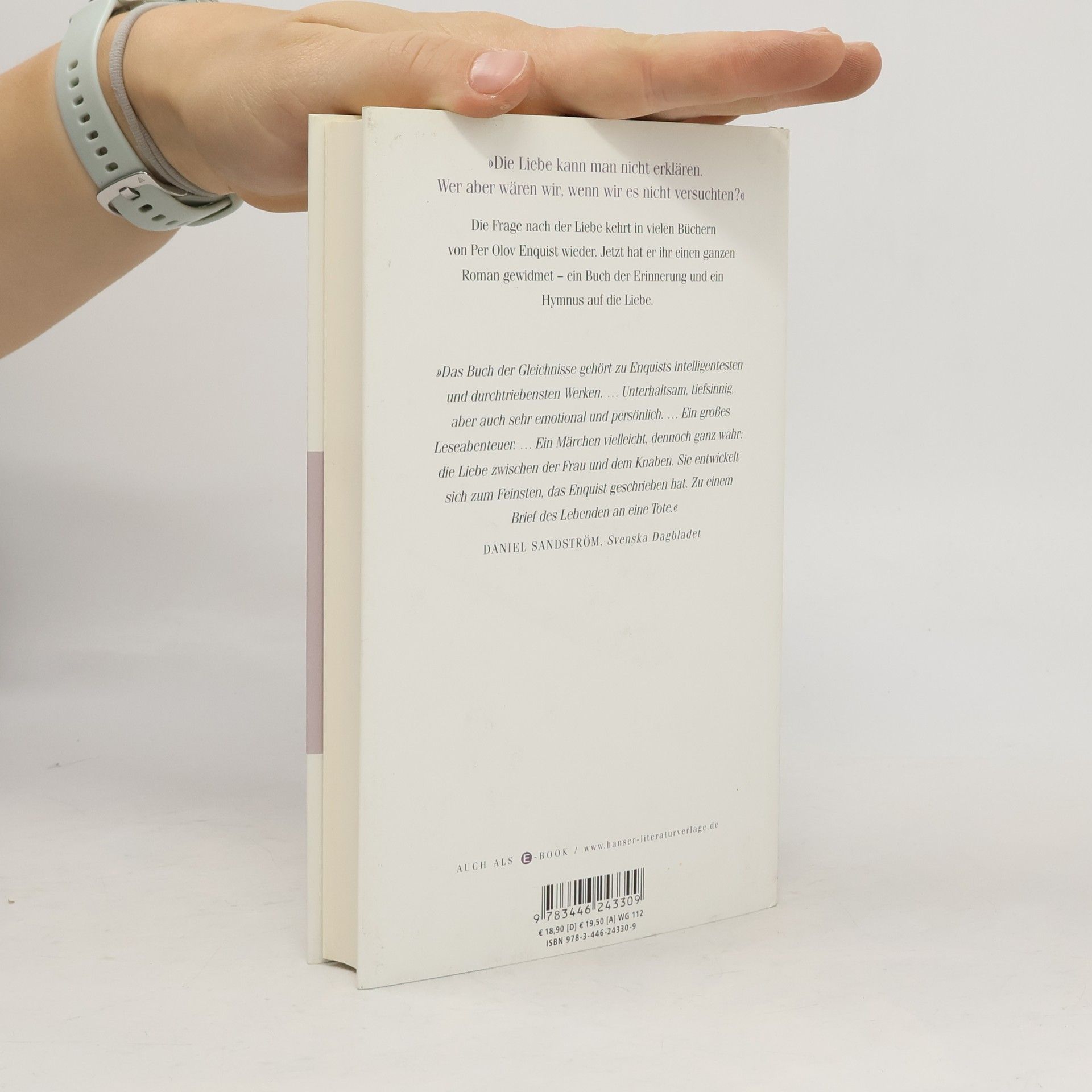 Per Olov Enquist Das Buch der Gleichnisse