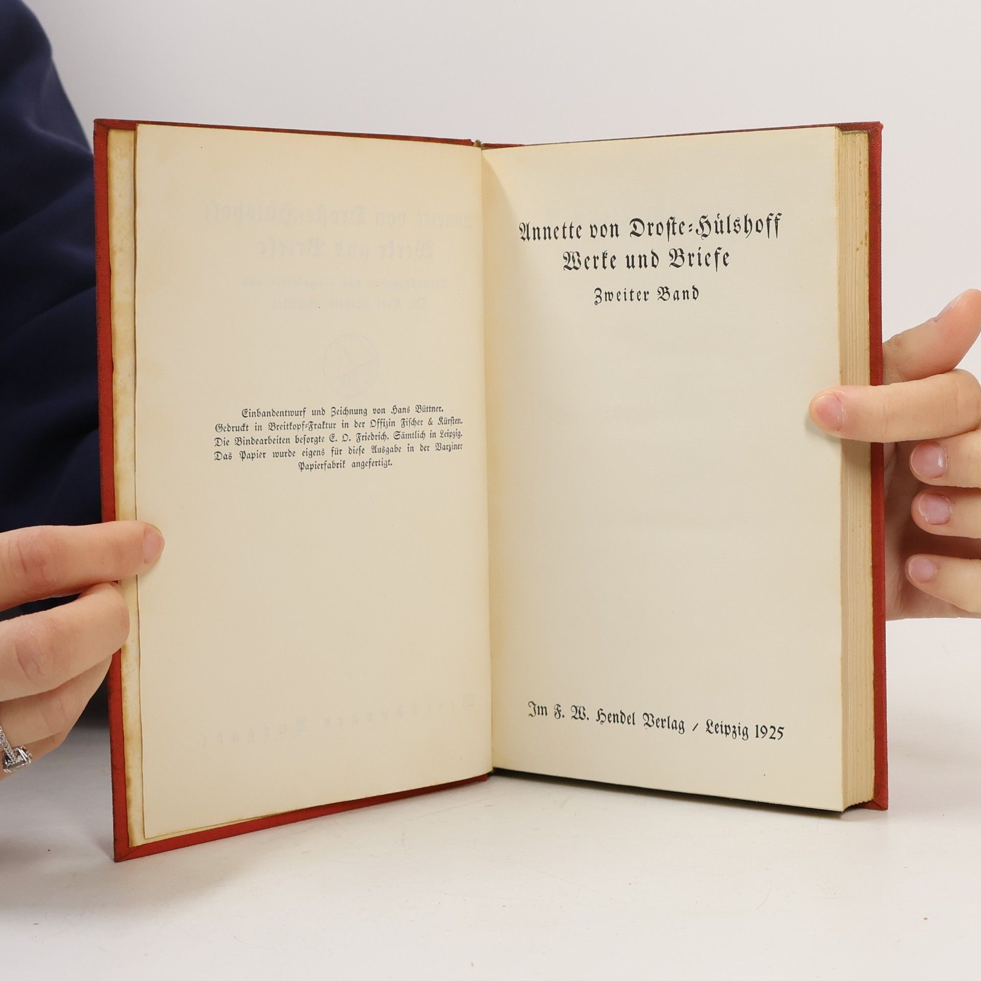Annette von Droste-Hülshoff Werke und Briefe