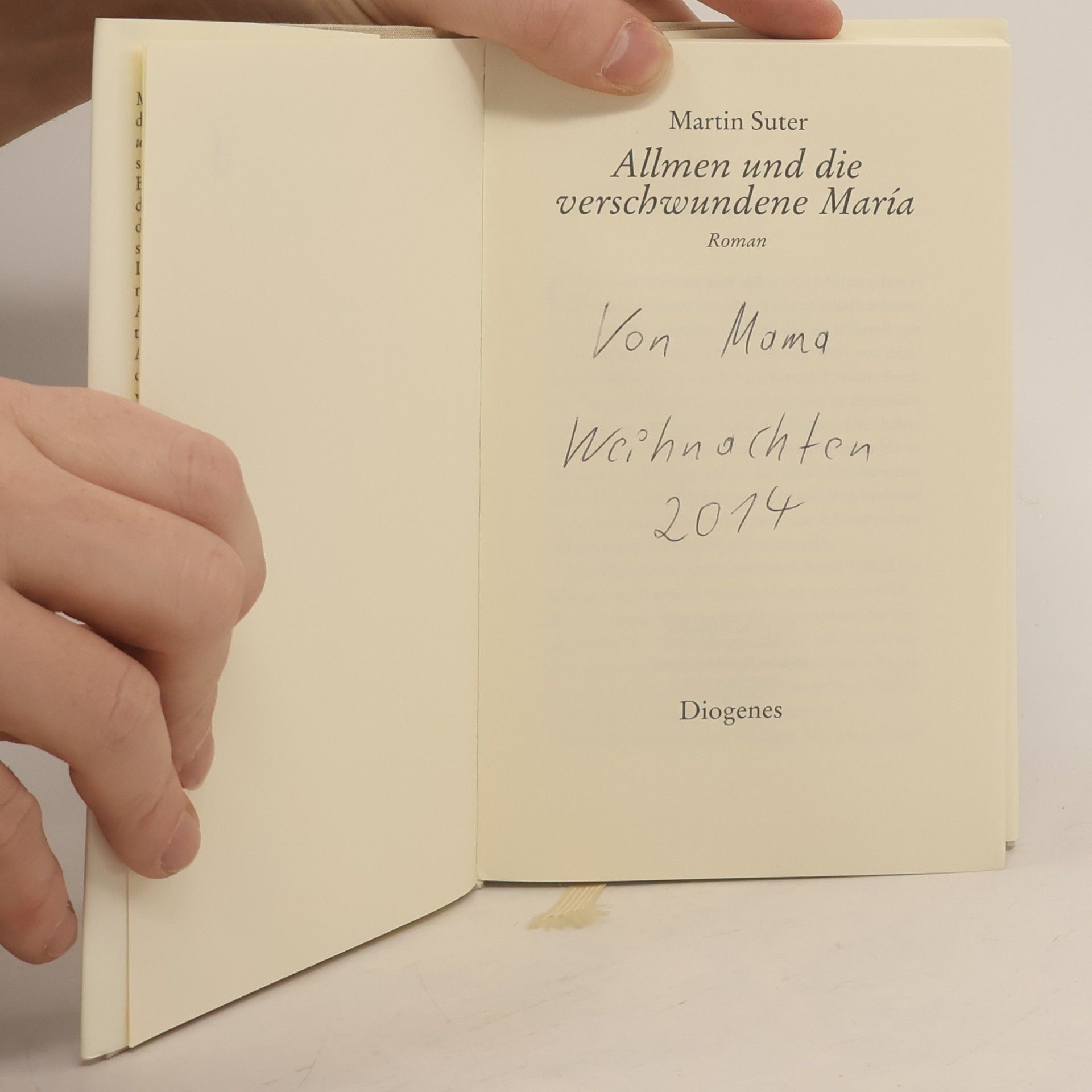 Martin Suter Allmen und die verschwundene María
