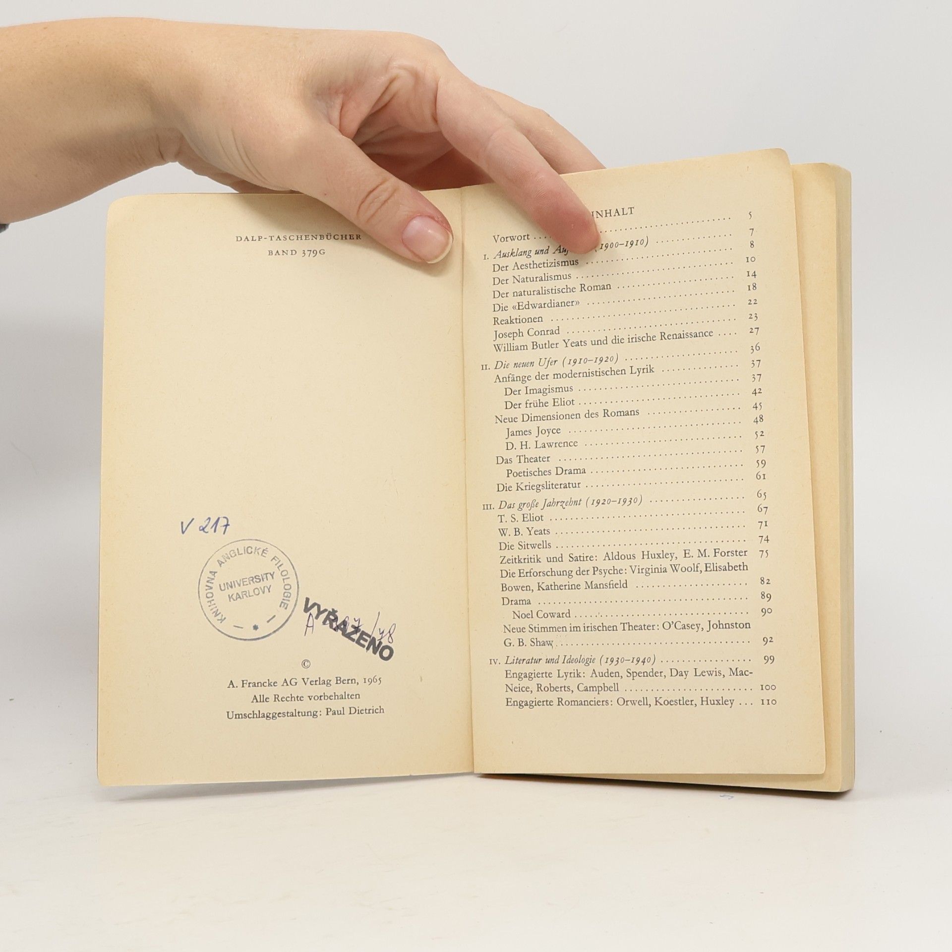 Wilhelm Hortmann Englische Literatur im 20. Jahrhundert