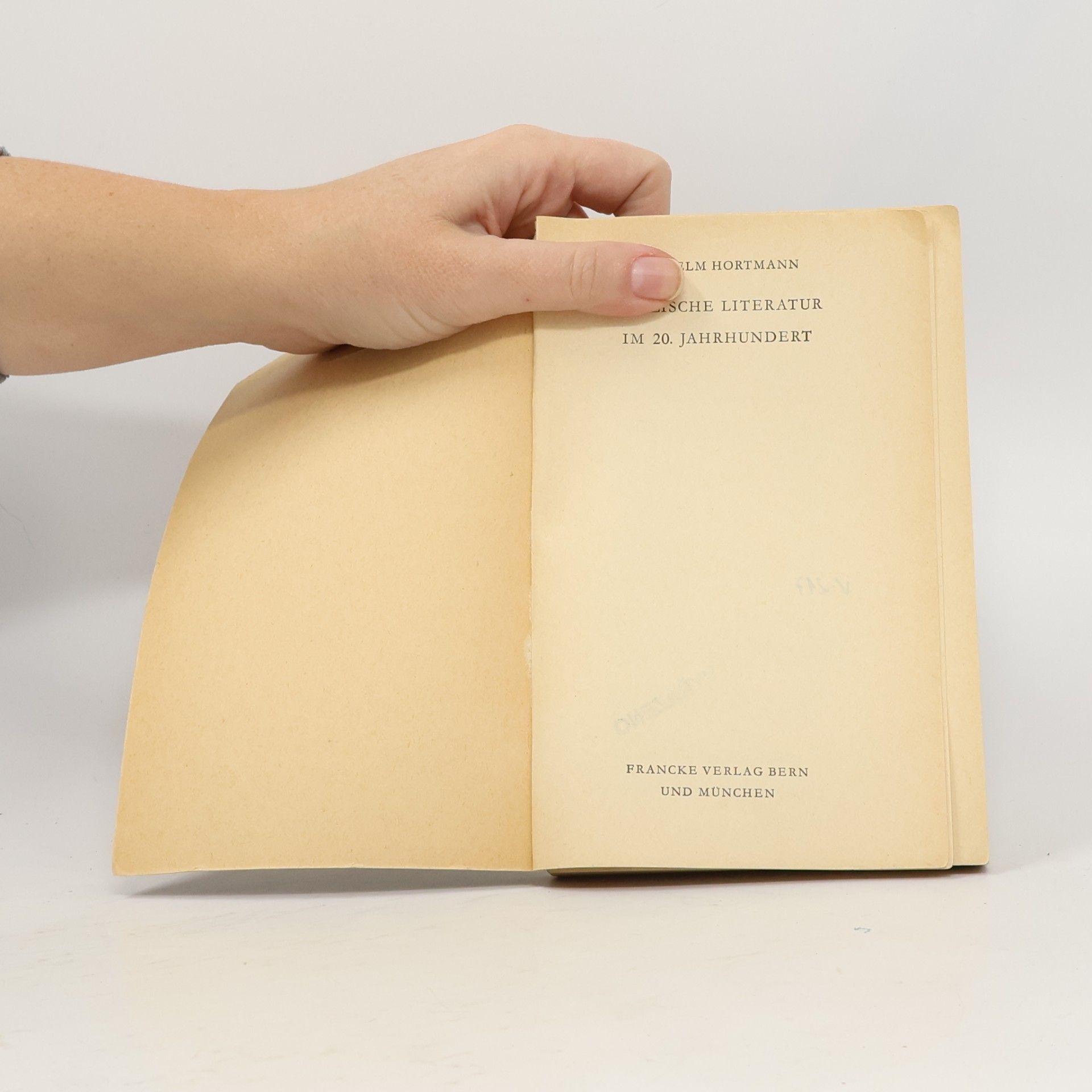 Wilhelm Hortmann Englische Literatur im 20. Jahrhundert