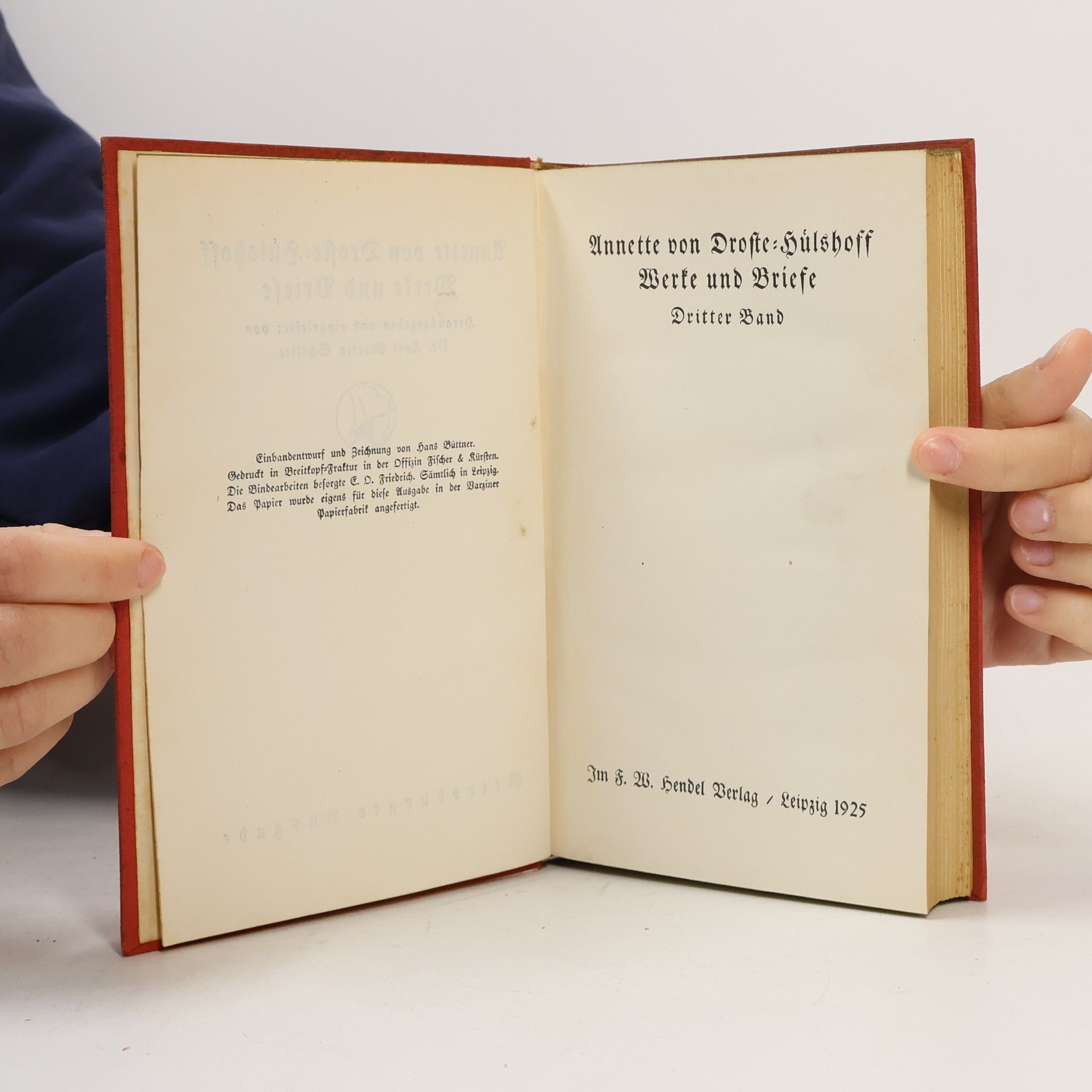 Annette von Droste-Hülshoff Werke und Briefe 3