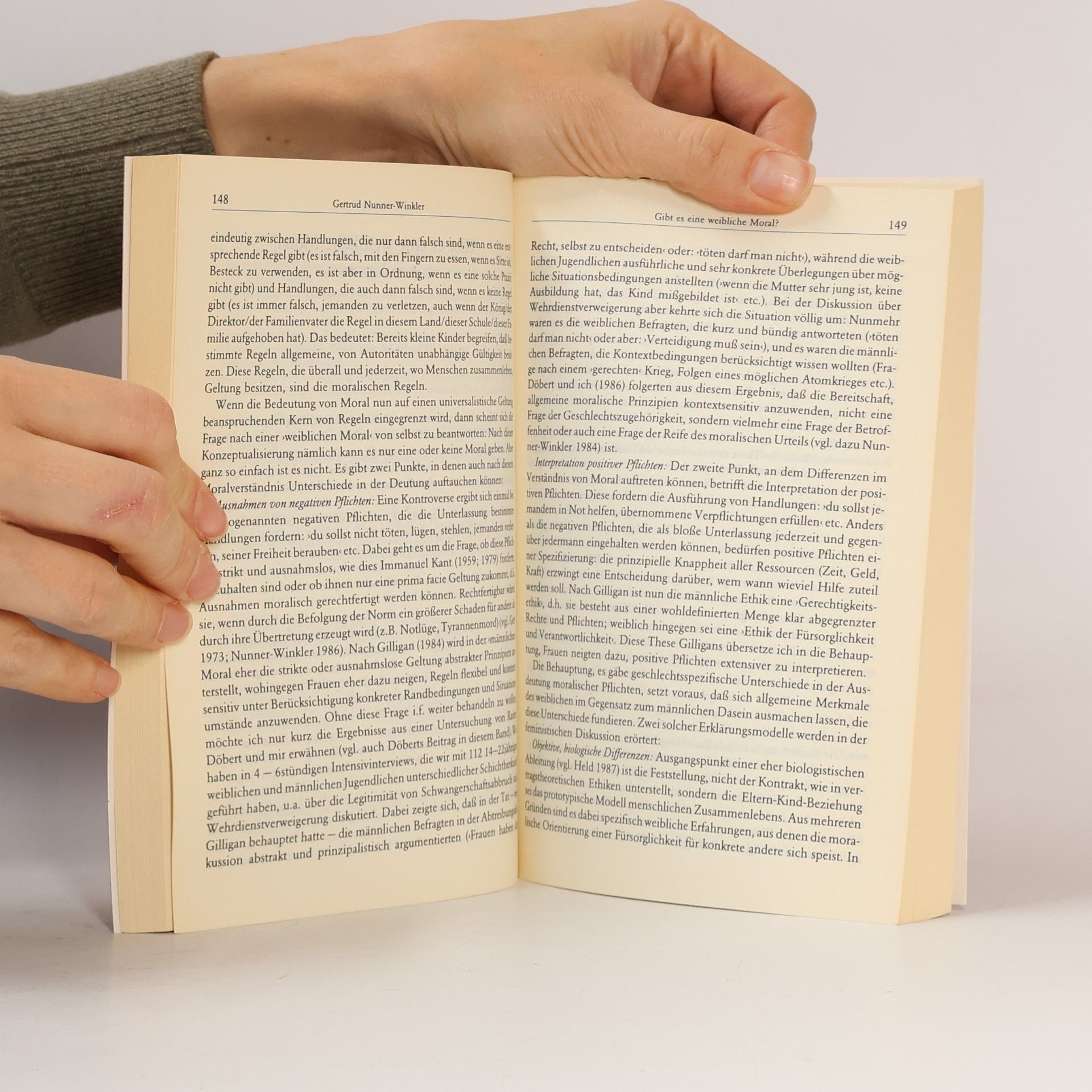 Gertrud Nunner Winkler Weibliche Moral