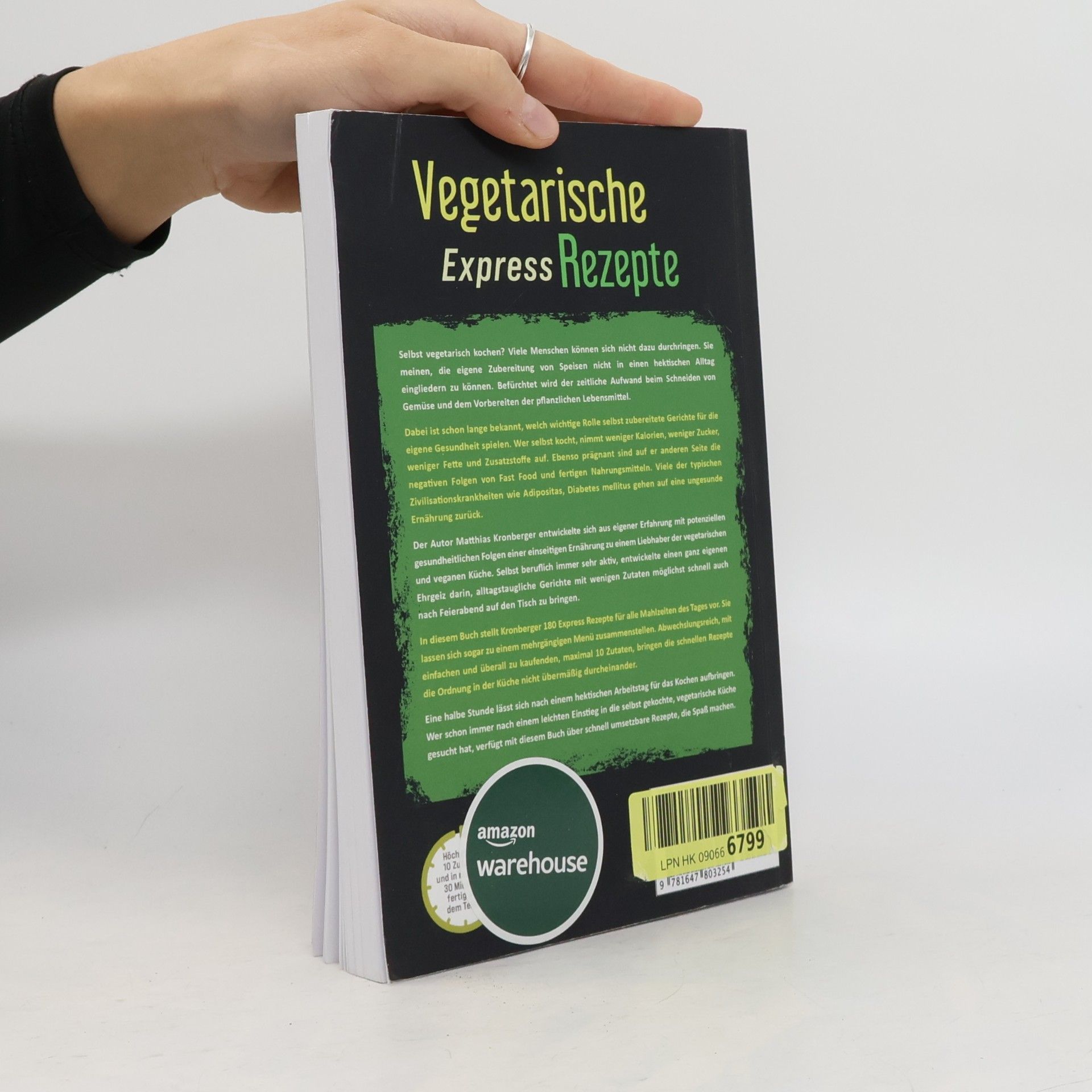 Matthias Kronberger Vegetarische Express-Rezepte