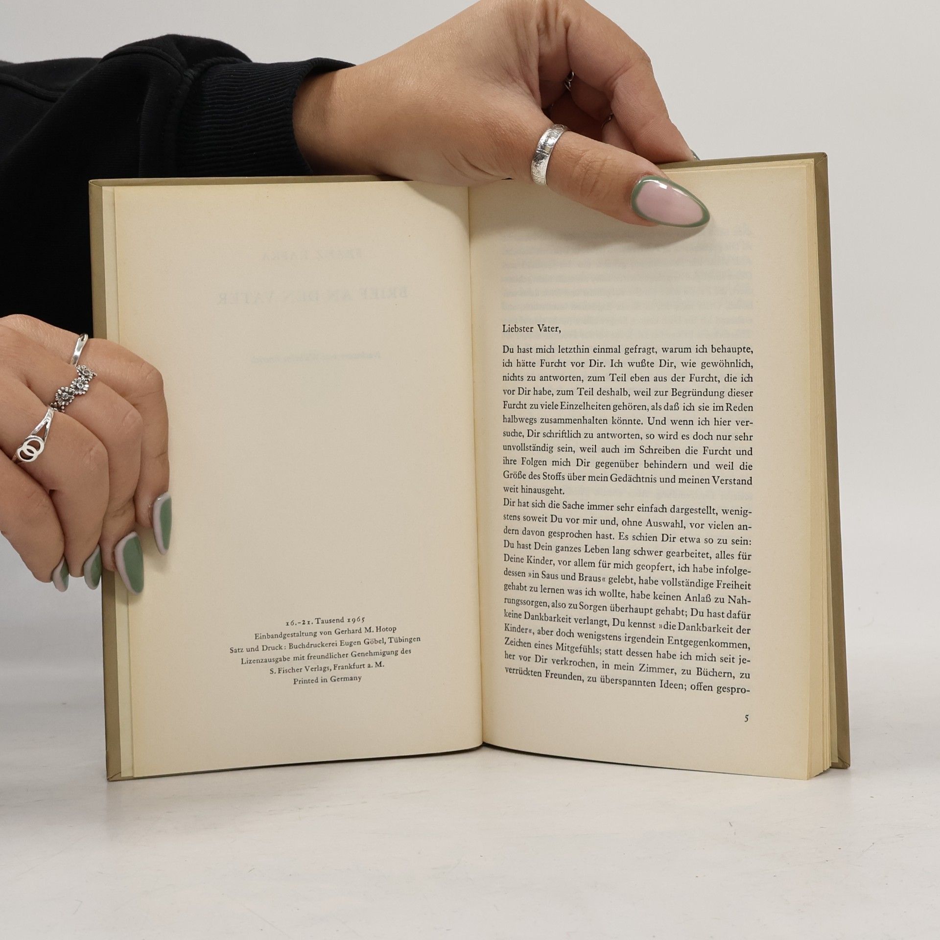 Franz Kafka Brief an den Vater