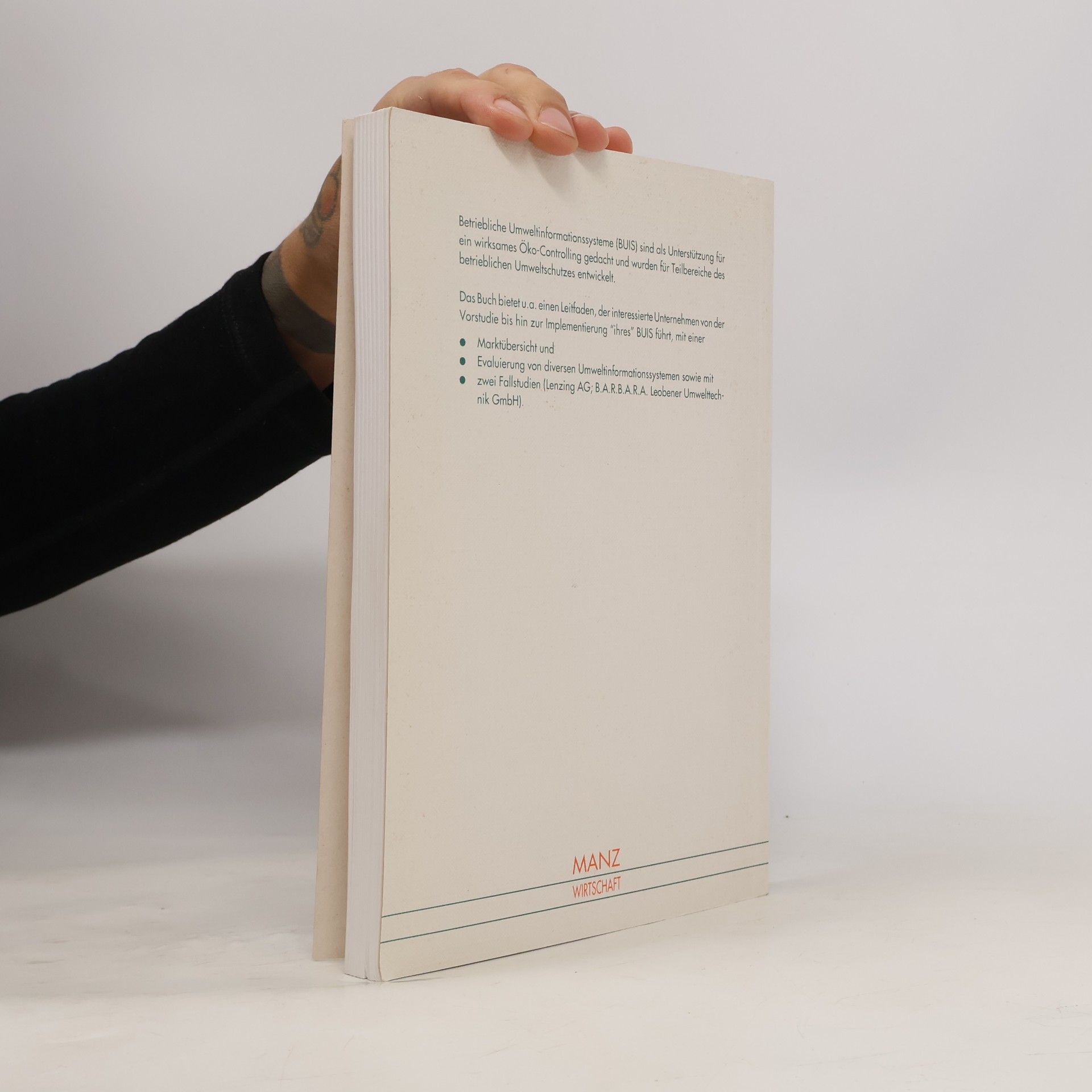 Werner Brokisch Betriebliche Umwelt-informations-systeme