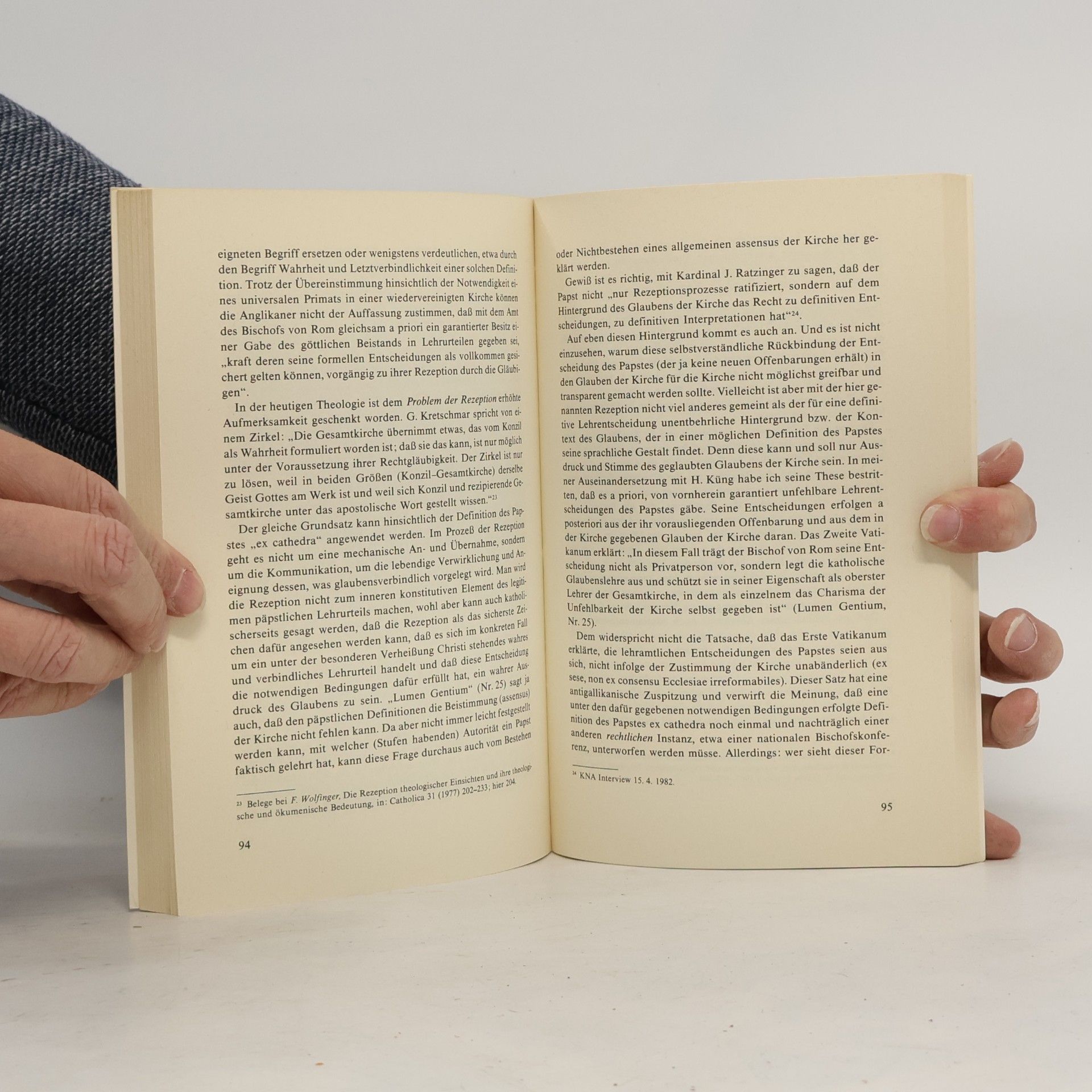 Karl Rahner Einigung der Kirchen – reale Möglichkeit