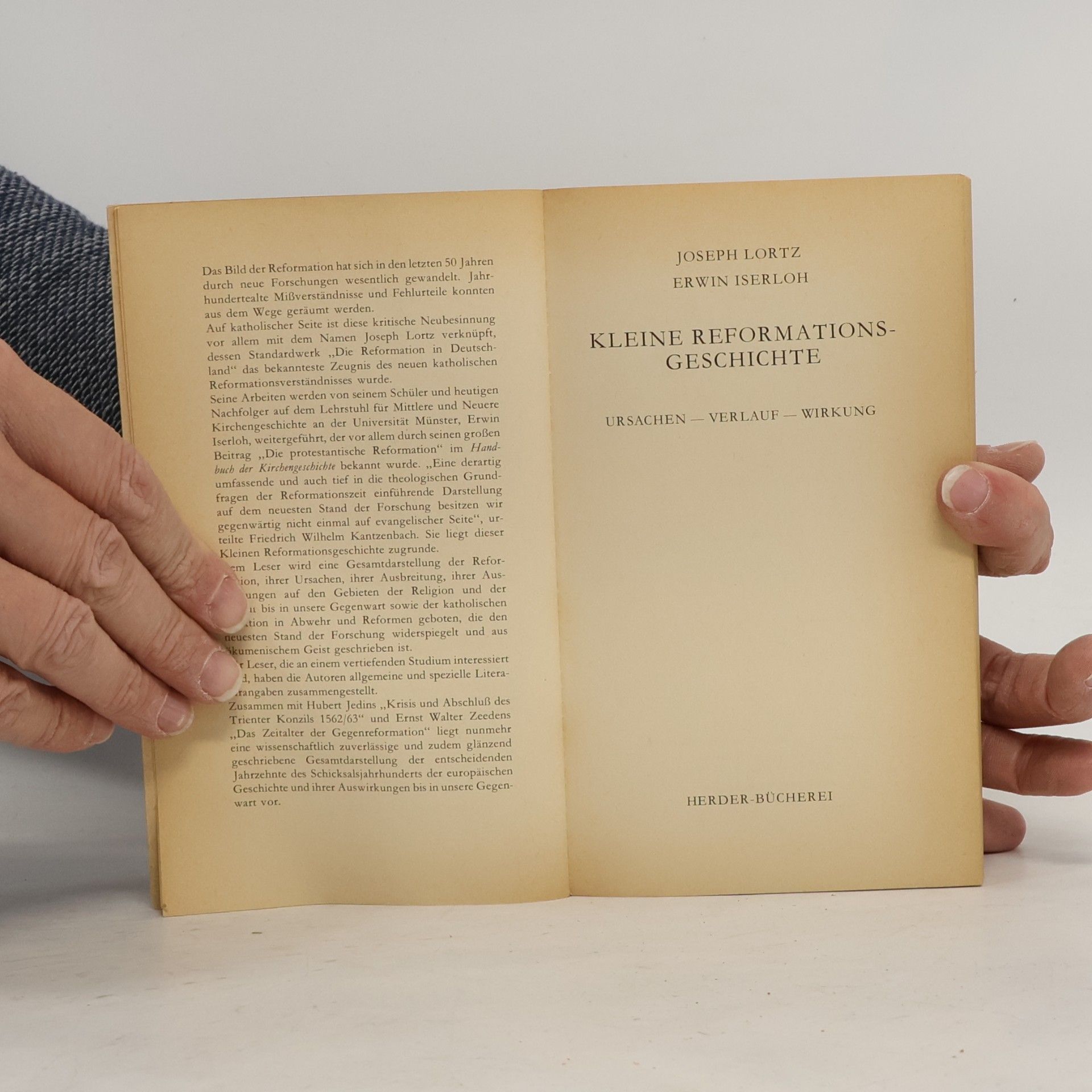 Erwin Iserloh Kleine Reformationsgeschichte
