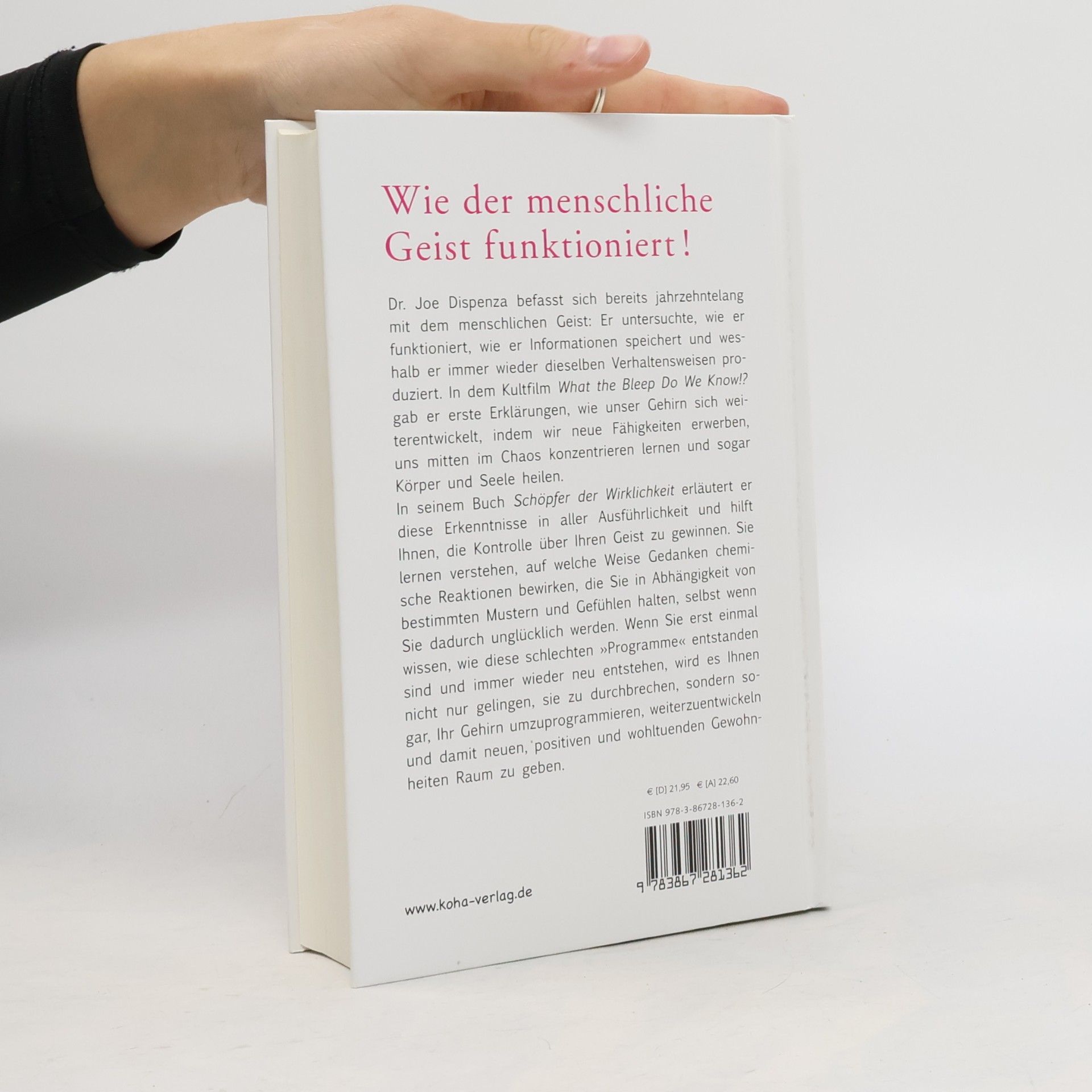 Joe Dispenza Schöpfer der Wirklichkeit