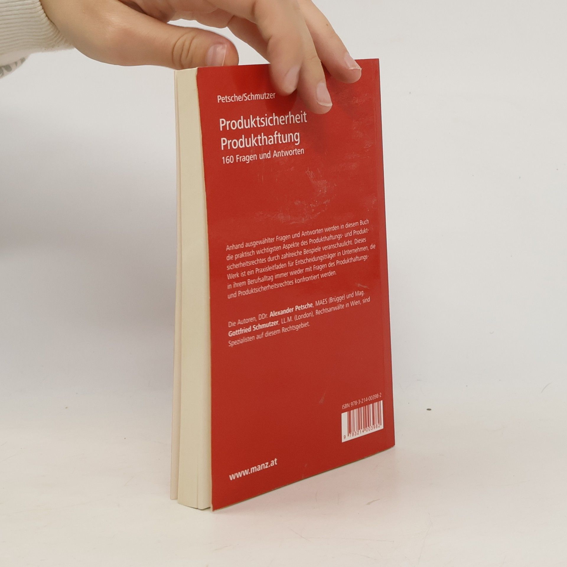 Alexander Petsche Produktsicherheit, Produkthaftung