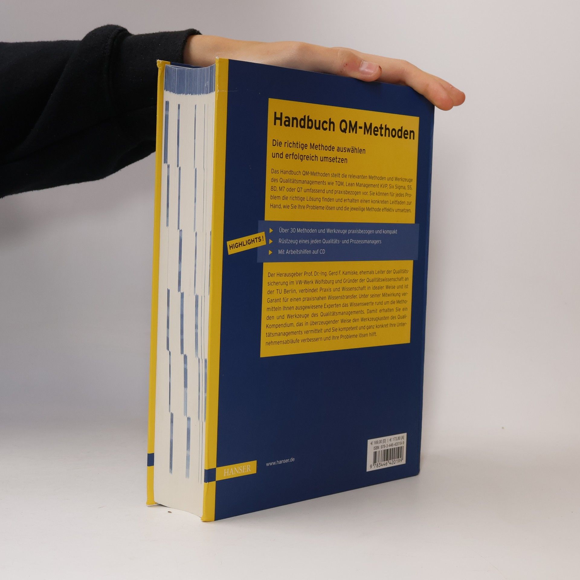 Gerd F. Kamiske Handbuch QM-Methoden