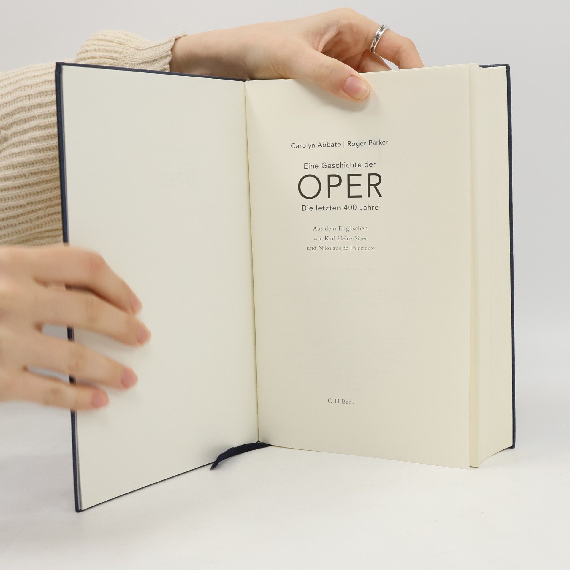 Carolyn Abbate Eine Geschichte der Oper