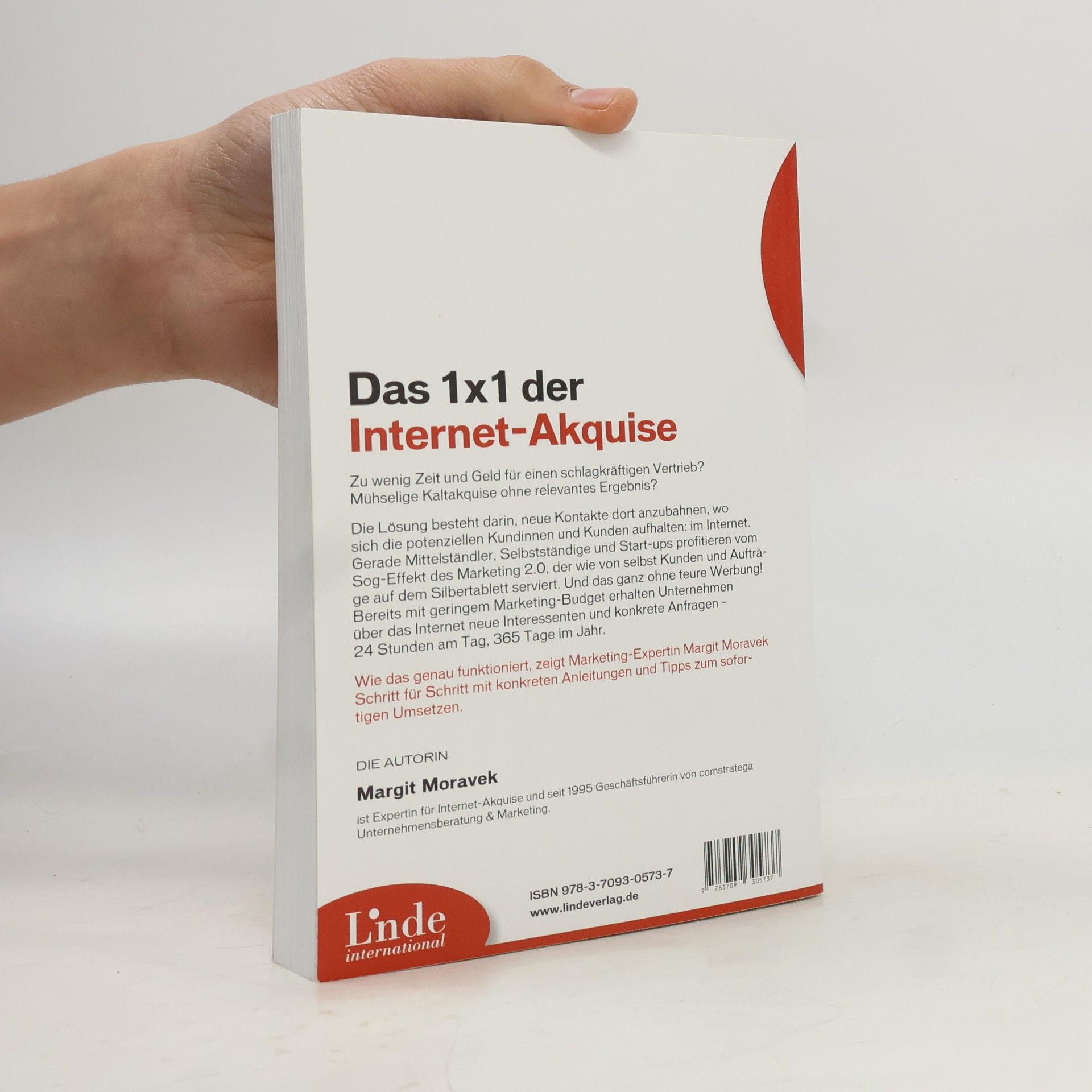 Margit Moravek Das 1 x 1 der Internet-Akquise