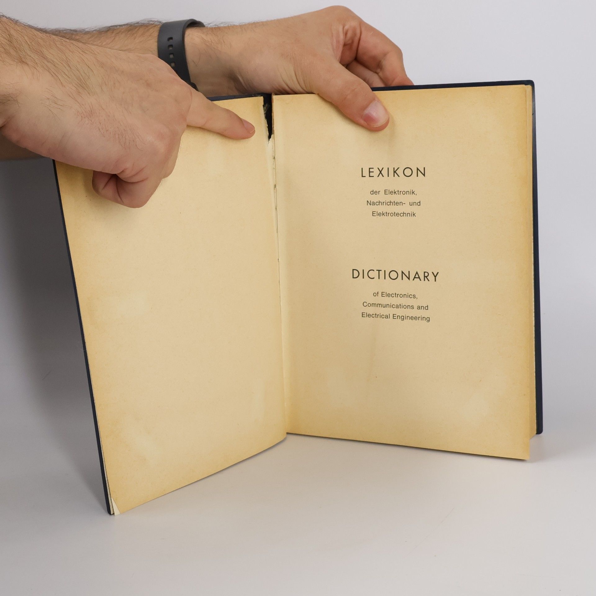 Harry Wernicke Dictionary of Electronics, Communications and Electrical Engineering I.