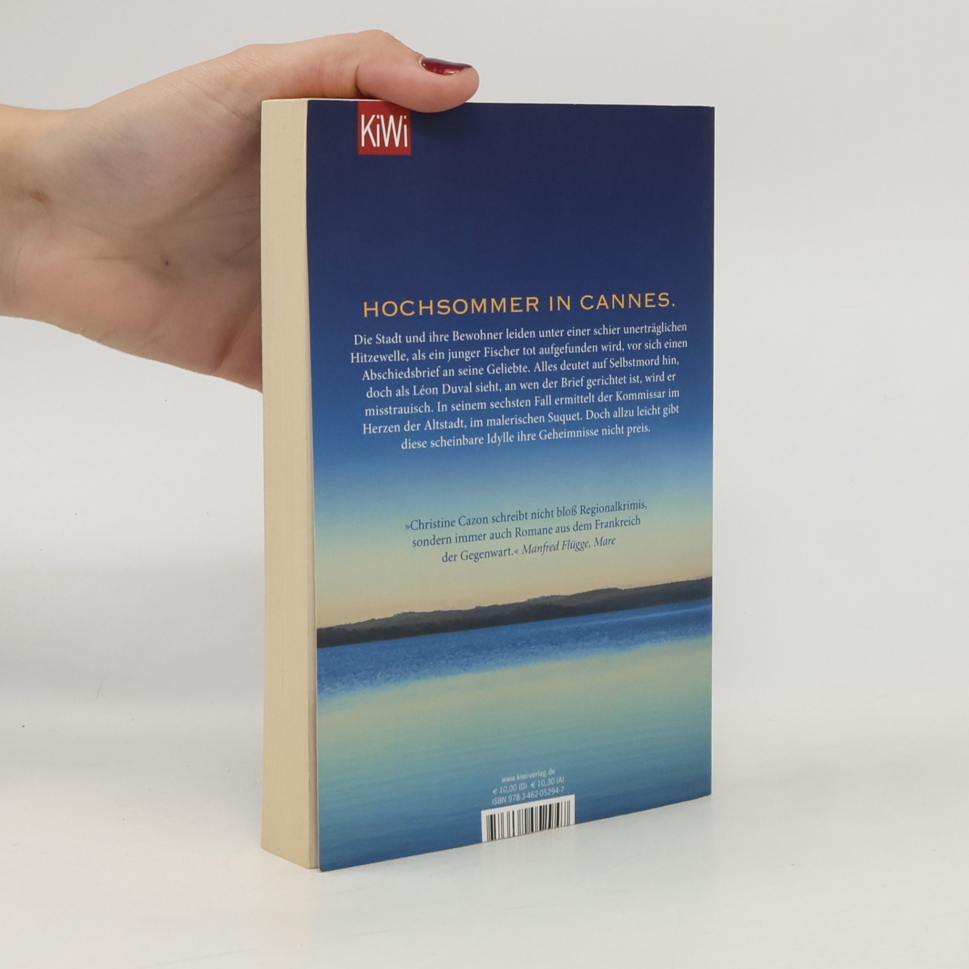 Christine Cazon Das tiefe blaue Meer der Côte d'Azur
