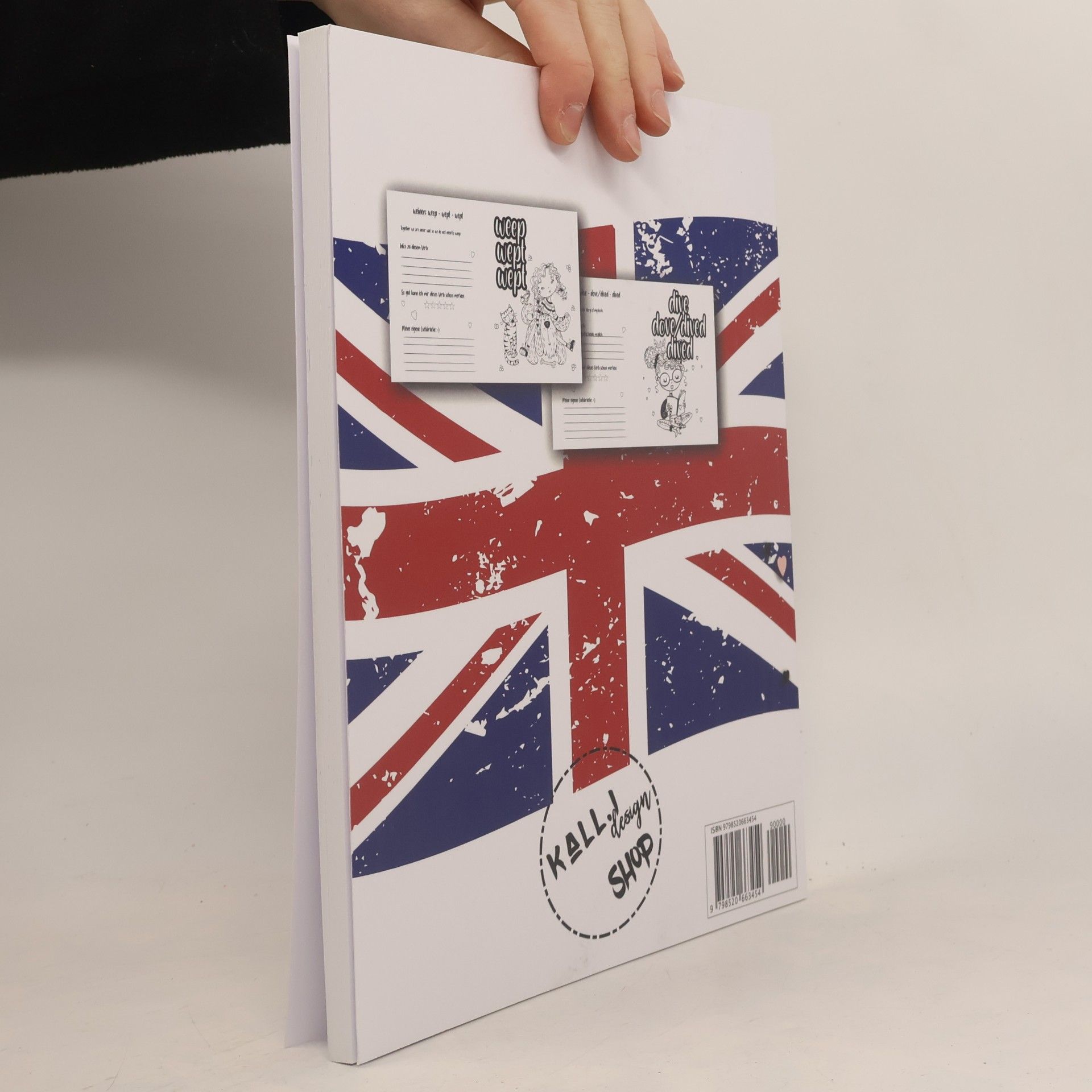 KalliDesignShop Englisch lernen ganz anders -Unregelmäßige Verben- Band 2