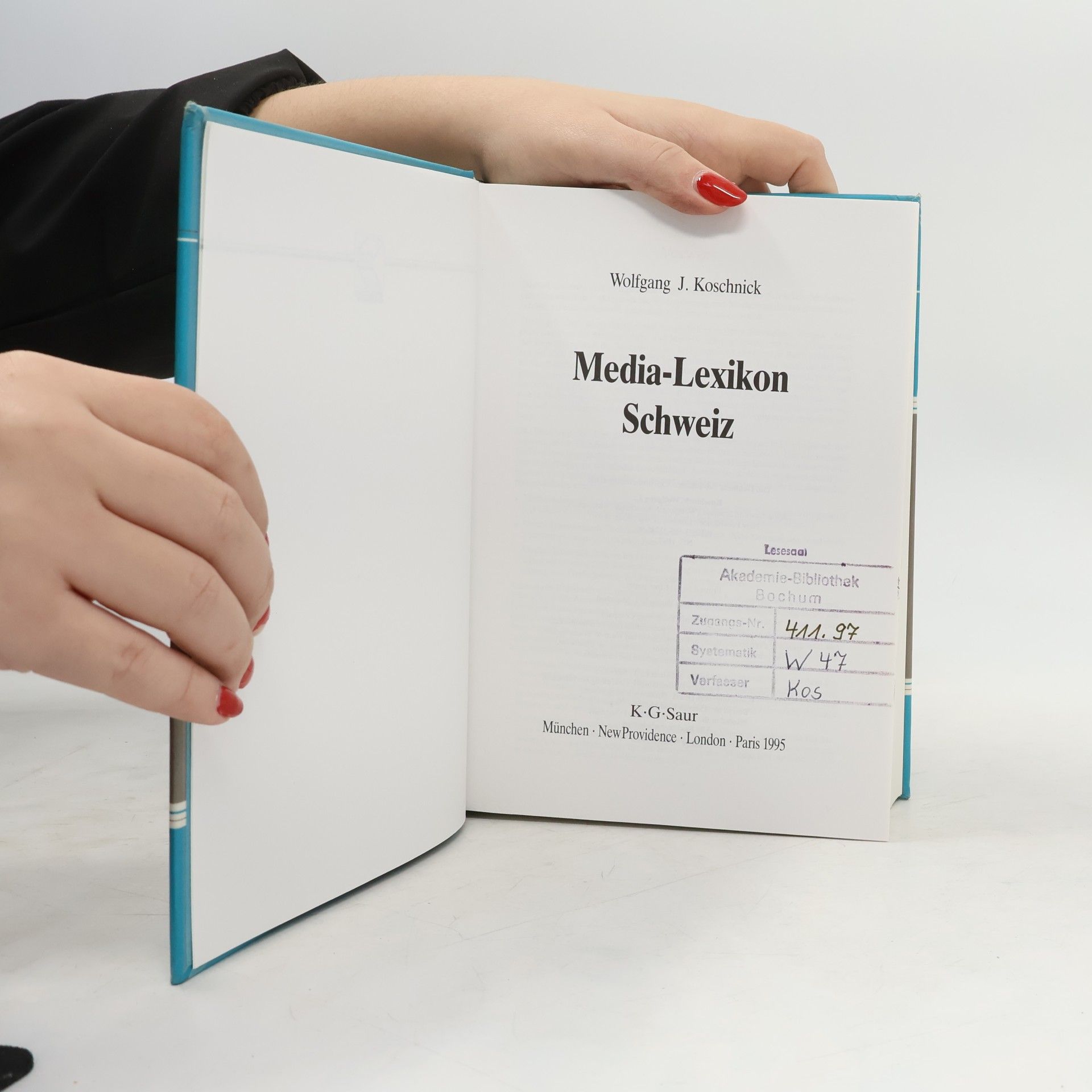 Wolfgang J. Koschnick Media-Lexikon Schweiz