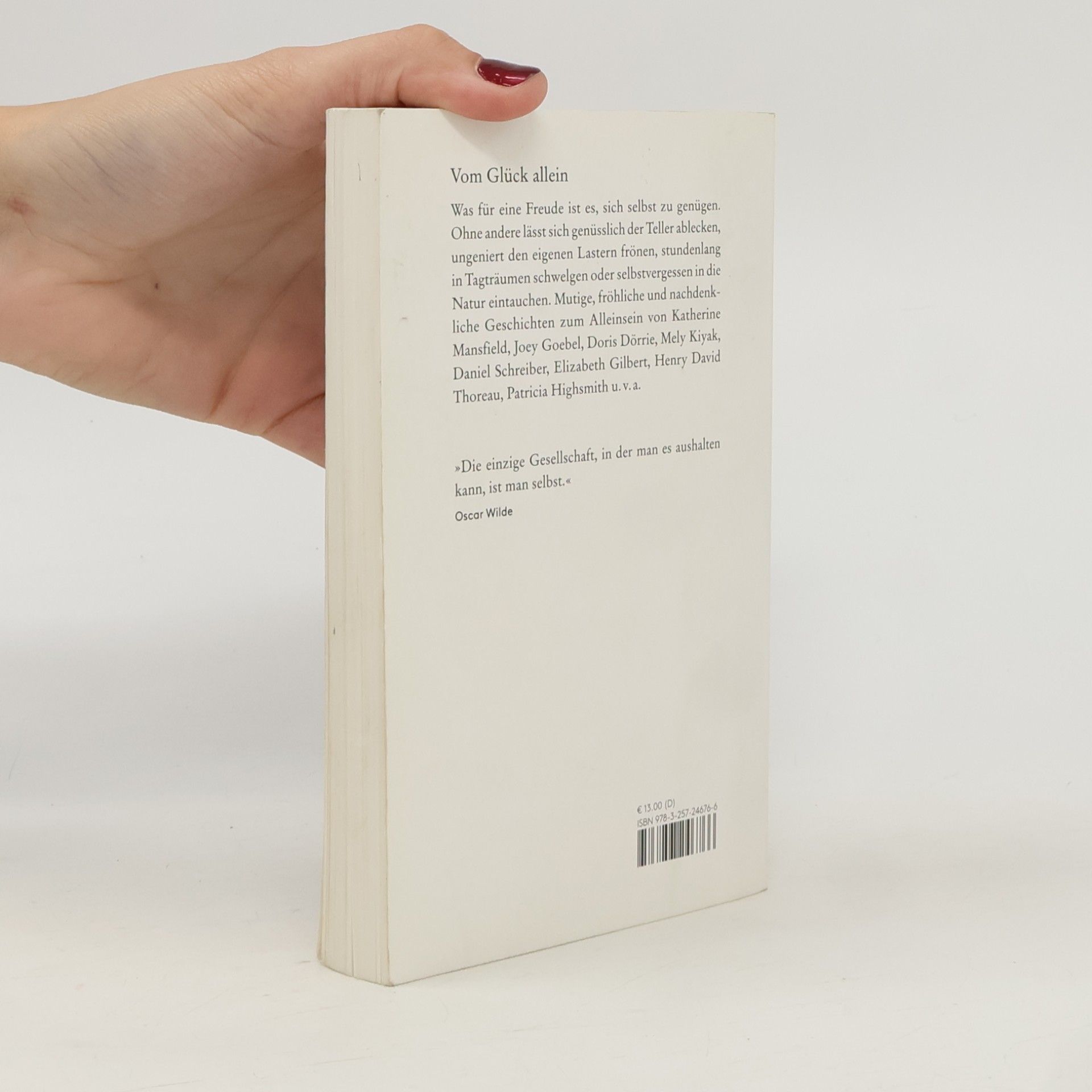Katherine Mansfield Vom Glück allein