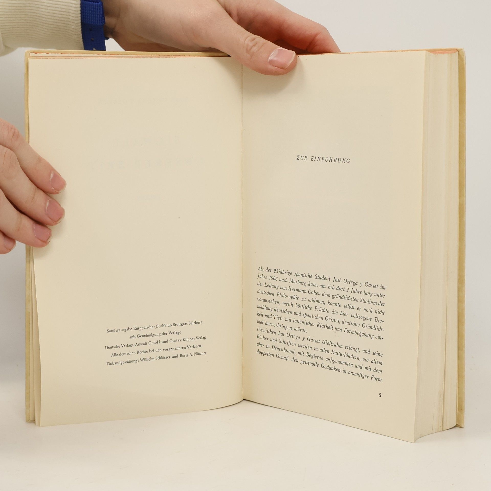 José Ortega y Gasset Der Aufstand der Massen