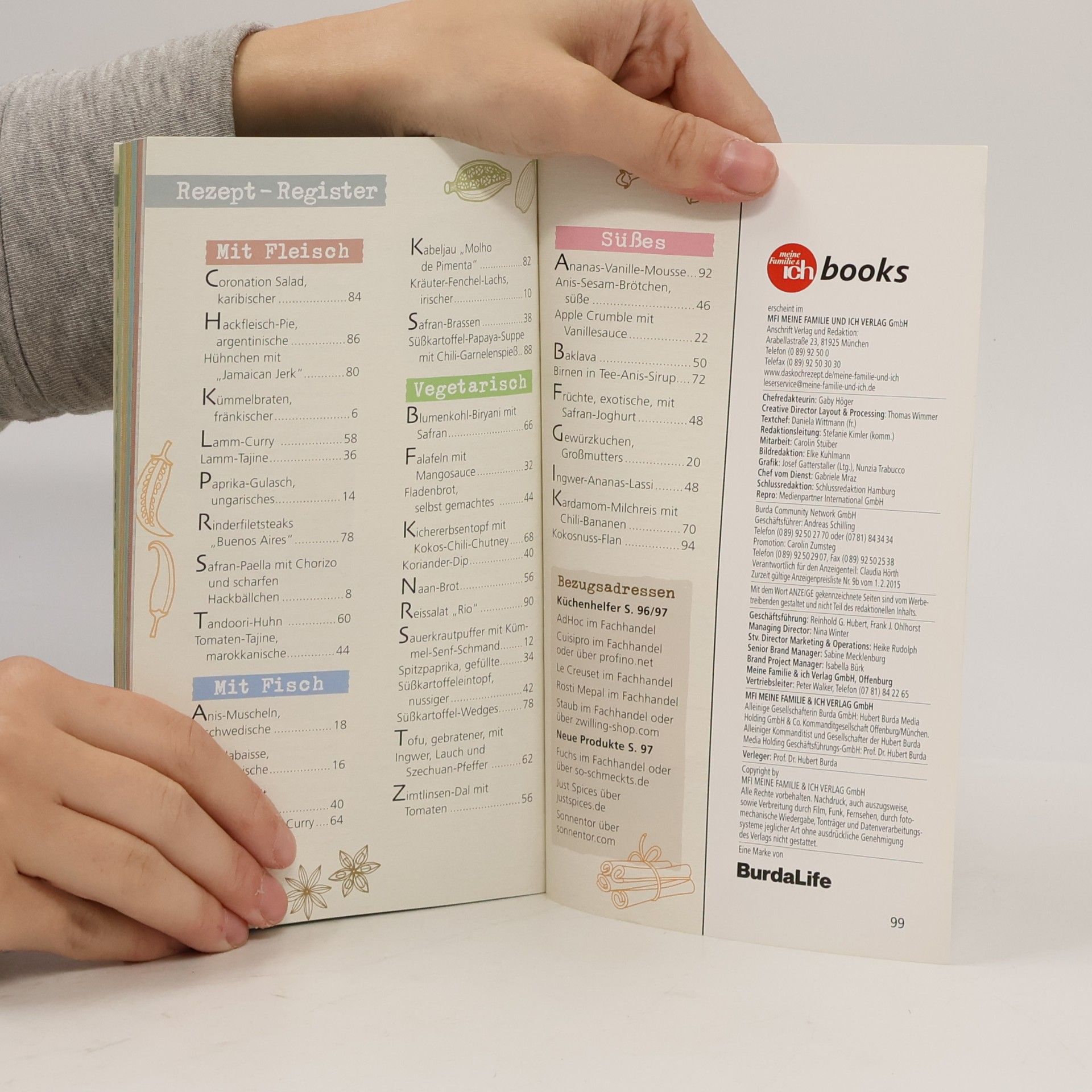 Various authors Das kleine Gewürz Kochbuch
