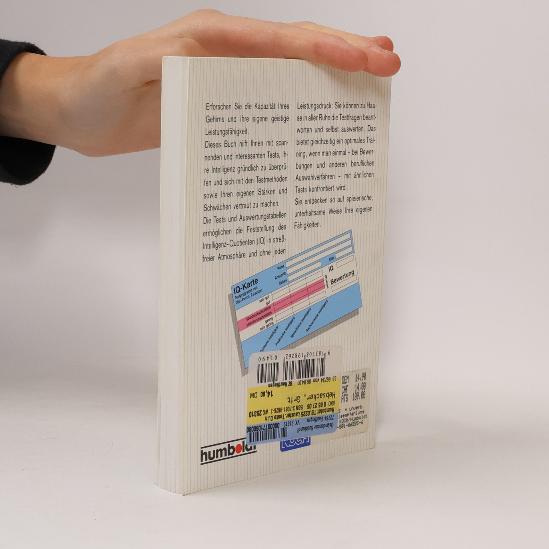 Peter Lauster Teste Deine Intelligenz
